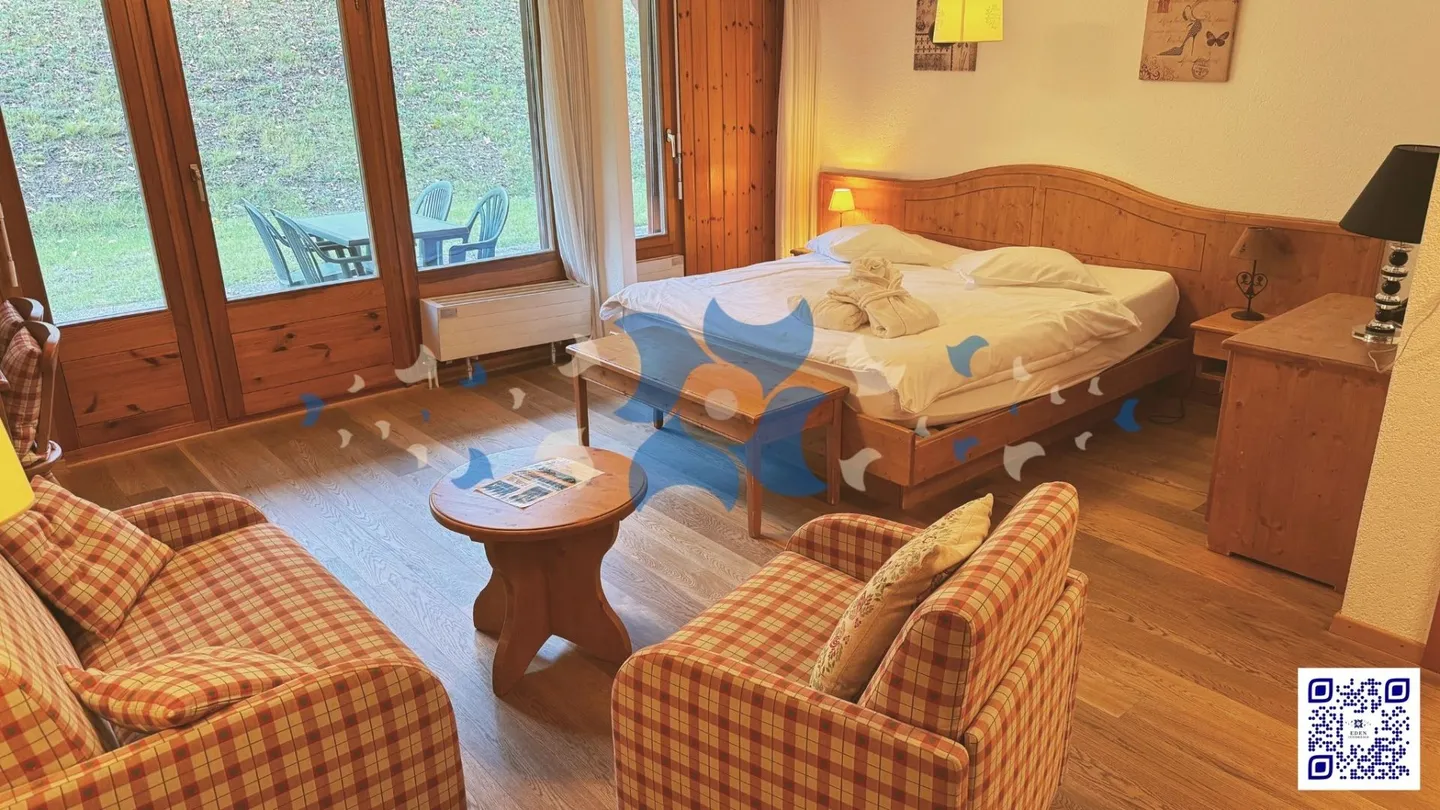 For sale: Renovated studio with direct access to thermal baths - Eaux-Vives - Ovronnaz, Valais - Photo 1 of 1