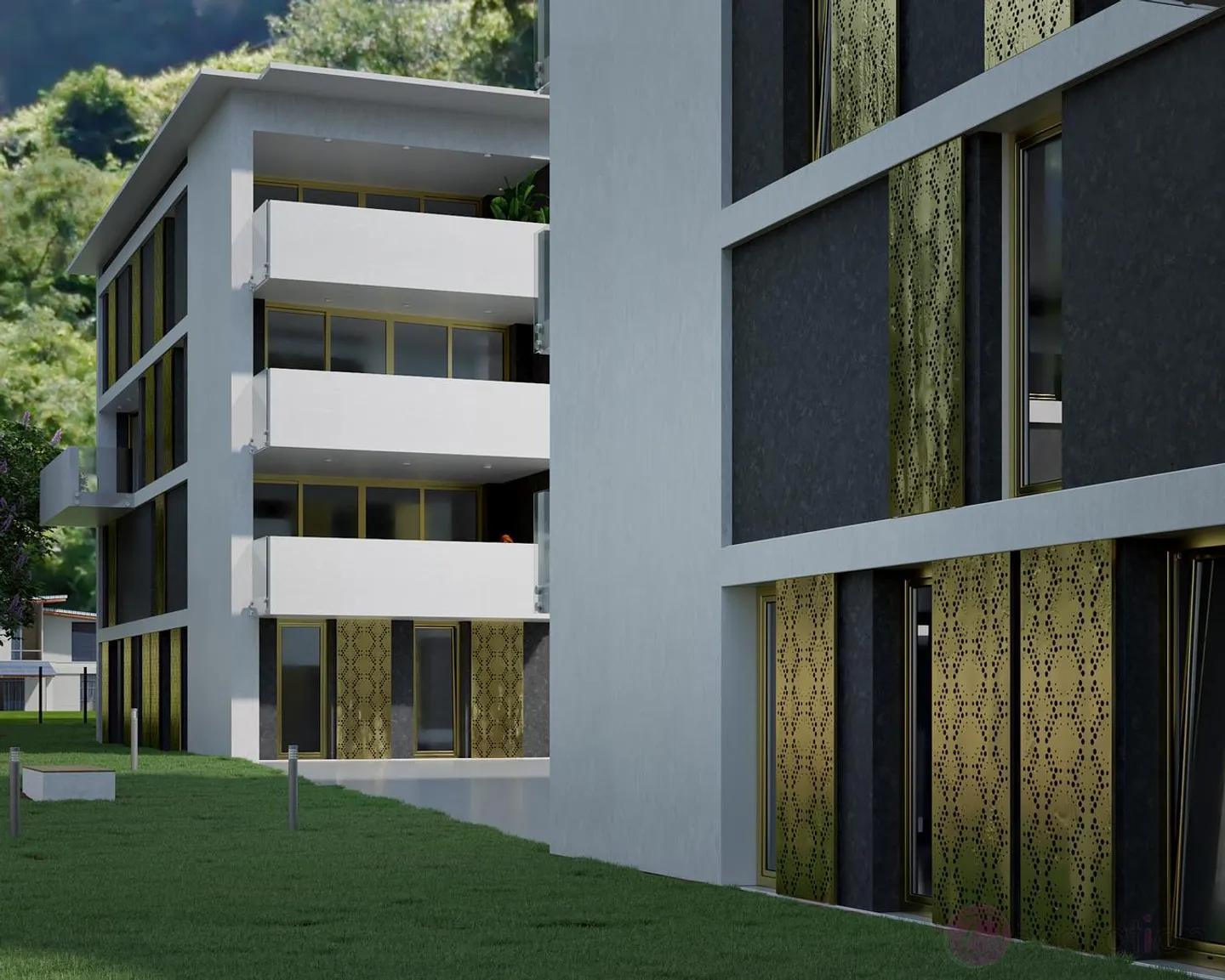 New 2.5 room apartment in Saxon - Unobstructed view of the Casino park | 'Las Vegas' Promotion - Photo 9 of 11