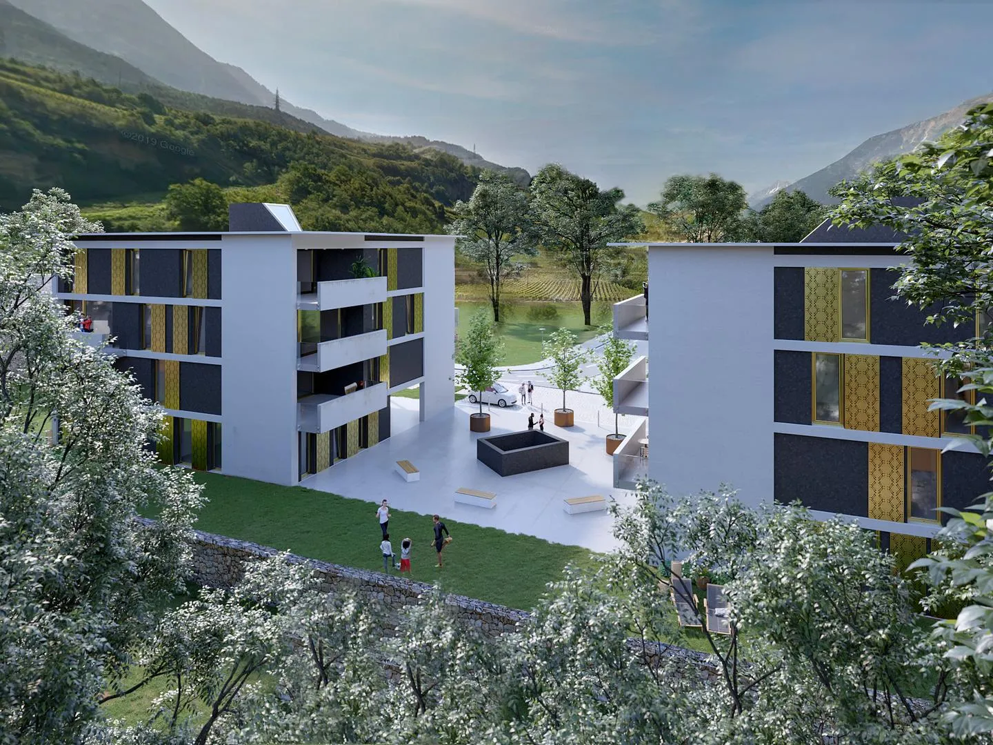 New 2.5 room apartment in Saxon - Unobstructed view of the Casino park | 'Las Vegas' Promotion - Photo 11 of 11