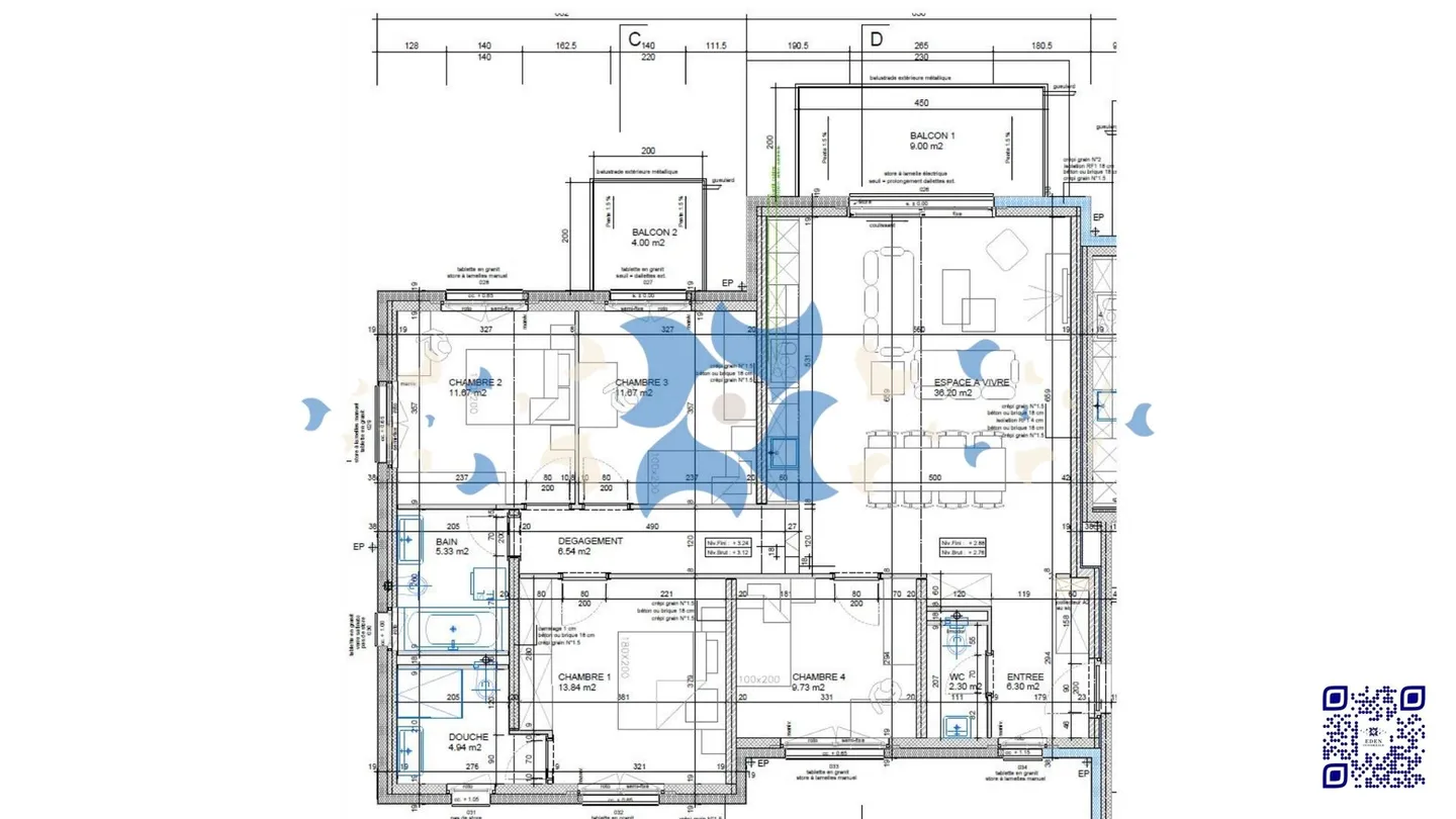 Neues Penthouse-Apartment mit privatem Garten von 120 m² - Foto 3 von 3