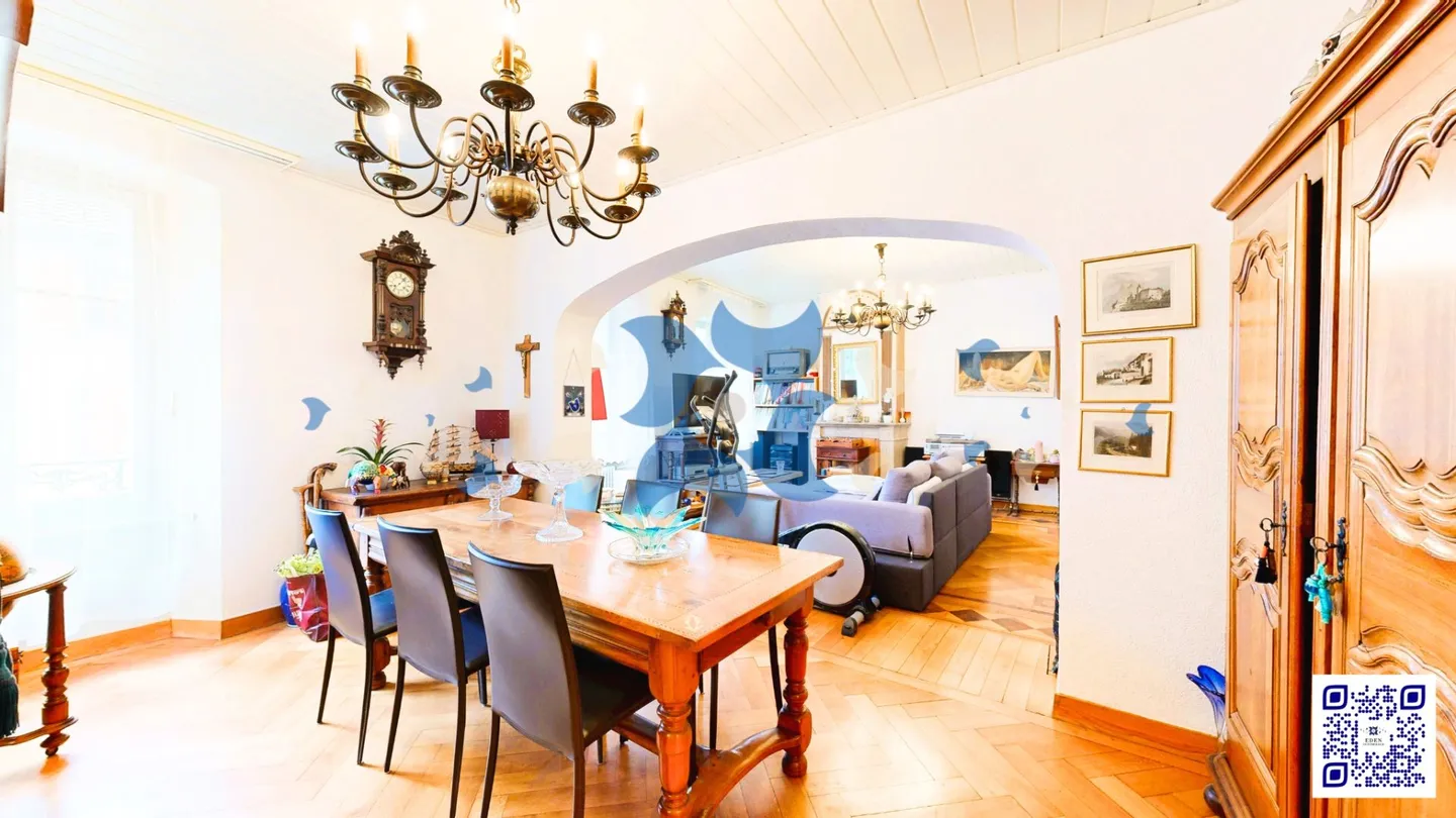 TO BE TAKEN - 4.5 room apartment for sale in Saint-Maurice (1890), bright and full of charm! - Photo 1 of 4