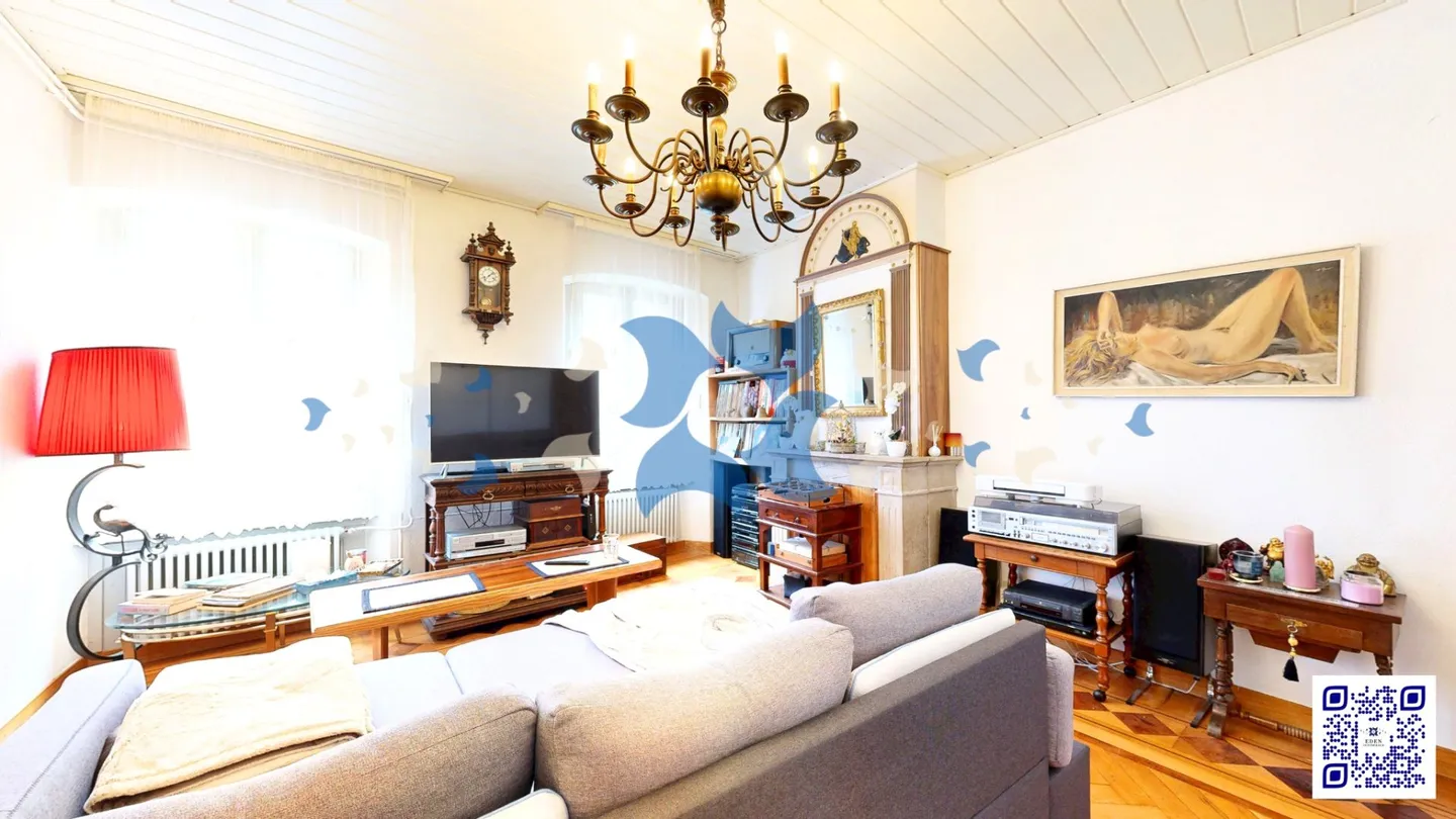 TO BE TAKEN - 4.5 room apartment for sale in Saint-Maurice (1890), bright and full of charm! - Photo 2 of 4