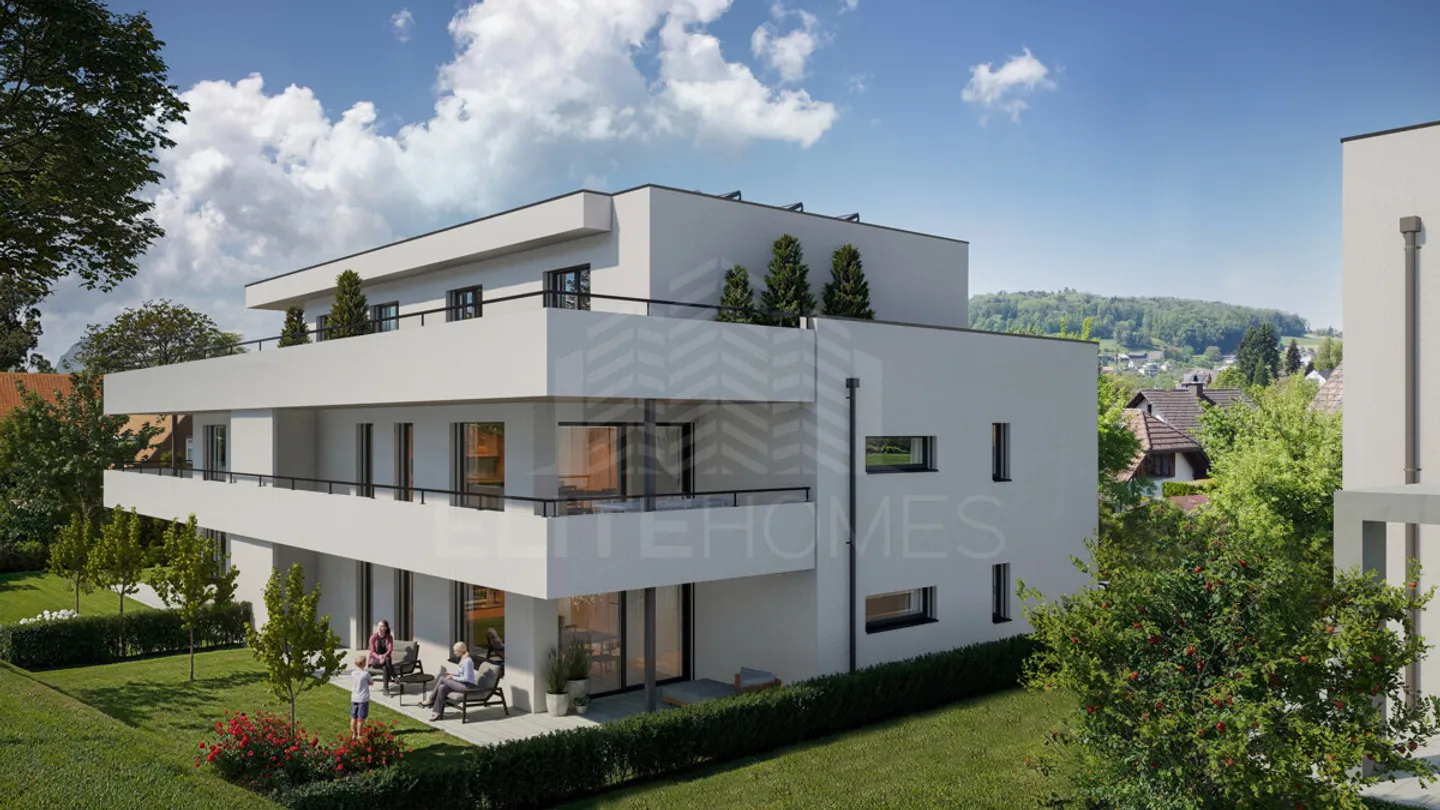 Modernes Familiengartenapartment - Foto 1 von 5