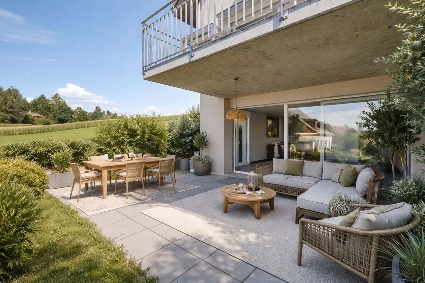 3.5 locali con giardino e terrazza a Forel (Lavaux) - Foto 1 di 6