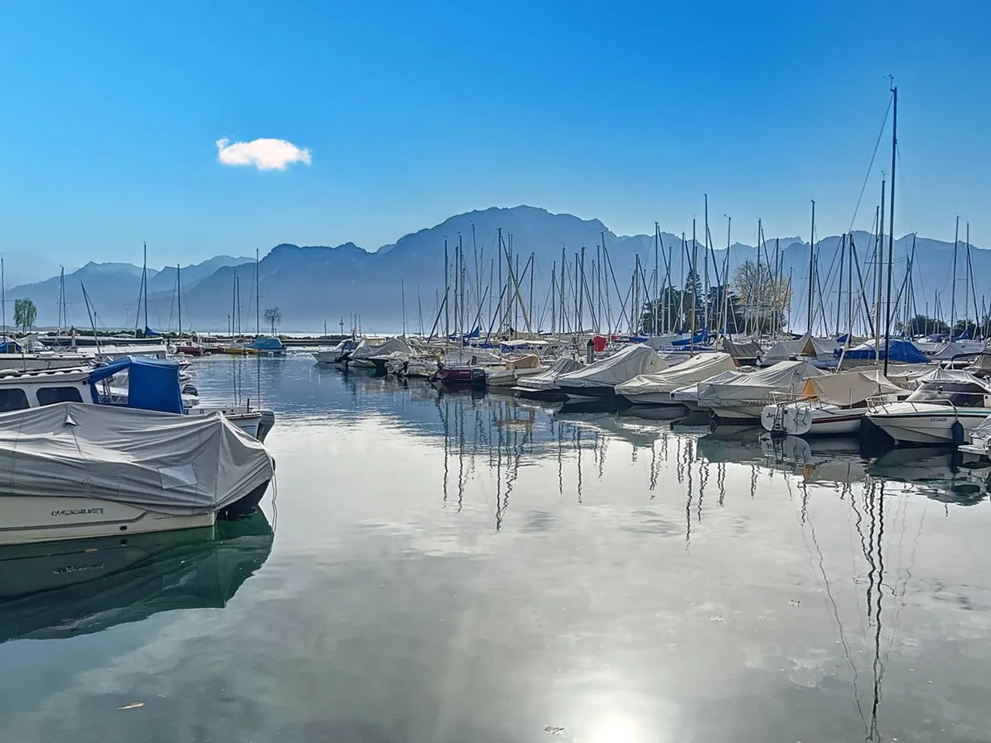 Wohnung mit 2 Balkonen und Blick auf den Hafen von Clarens - Foto 3 von 10