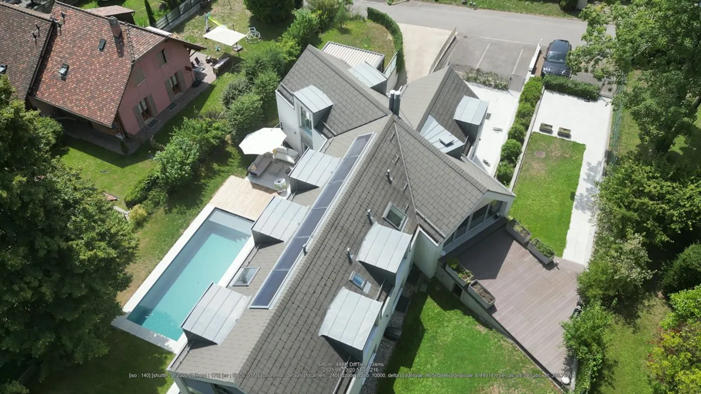 Penthouse mit 4,5 Zimmern + Büro, Garten, Terrassen - Foto 1 von 13
