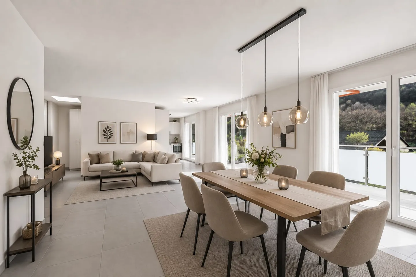 Appartement en attique de 4,5 pièces avec grande terrasse sur le toit ! - Photo 2 sur 13