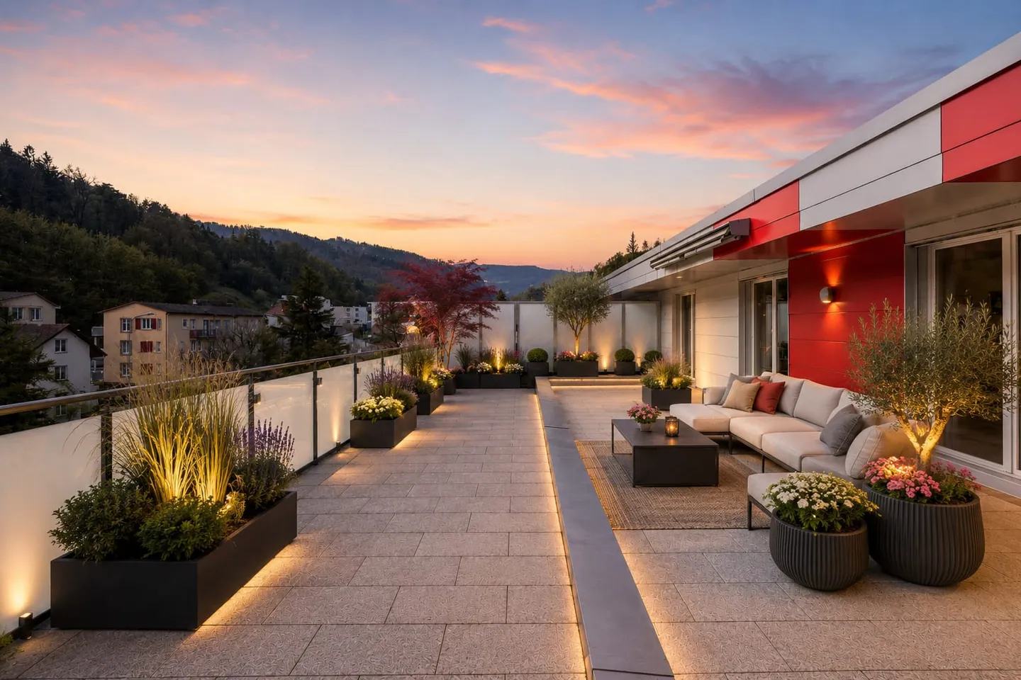 Appartement en attique de 4,5 pièces avec grande terrasse sur le toit ! - Photo 1 sur 13