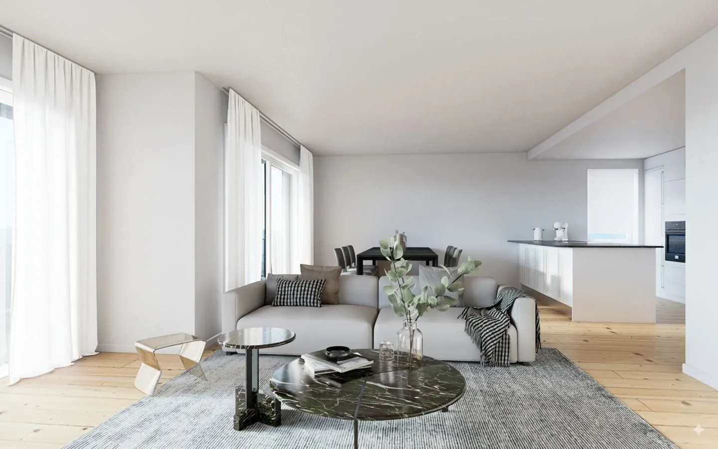 Appartement exclusif de 4,5 pièces dans un emplacement ensoleillé sur les pentes de Grellingen - Photo 3 sur 13