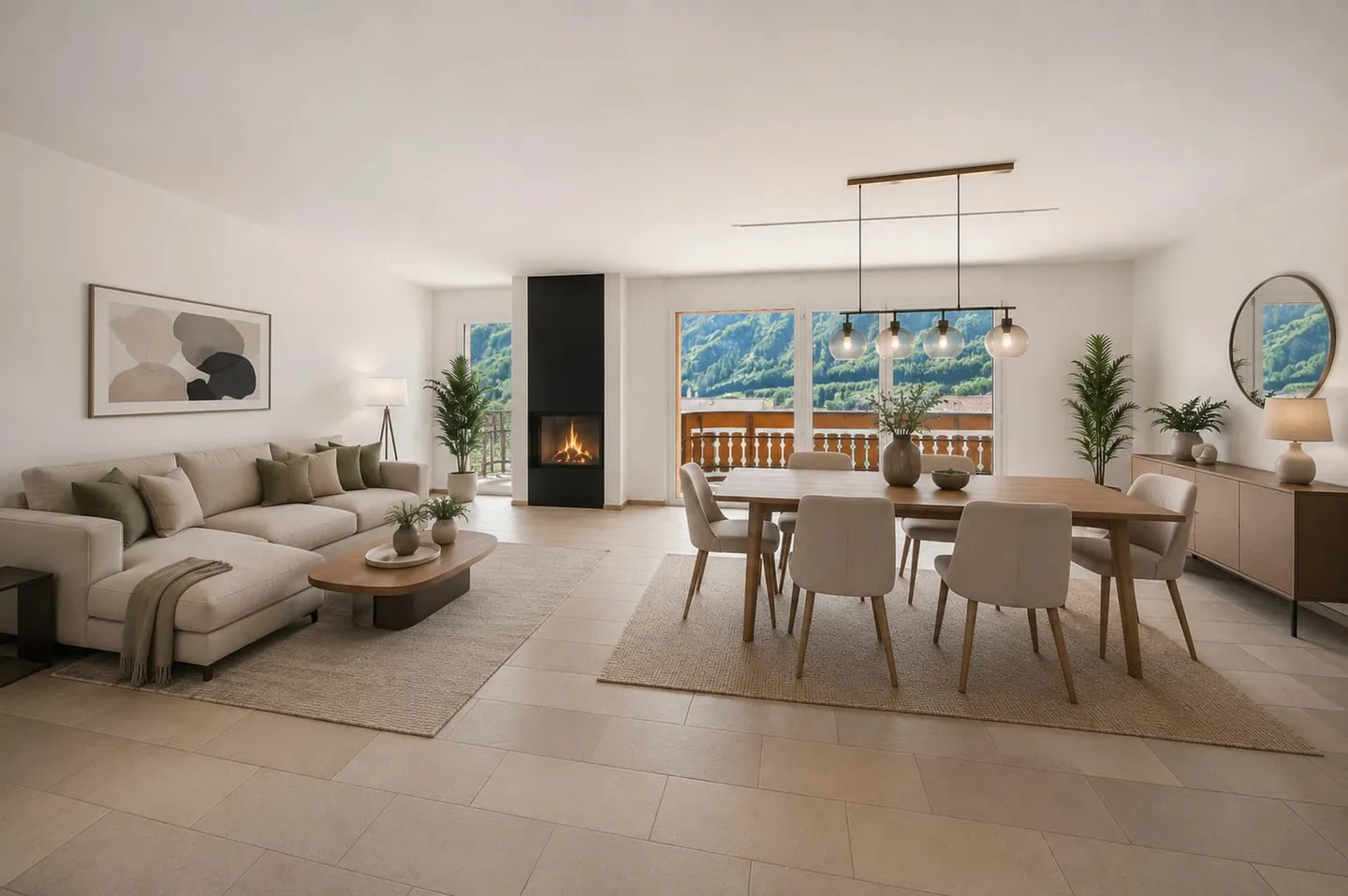 Il tuo rifugio nelle Alpi: residenza di 4,5 stanze a Leukerbad - Foto 6 di 13