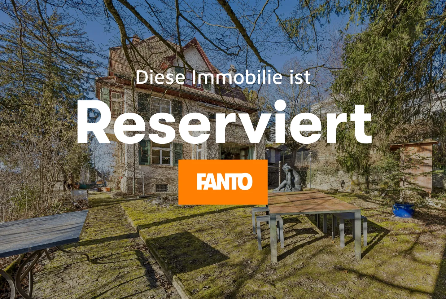 Art Nouveau villa in Reinach with an extraordinary park-like garden - Photo 1 of 13