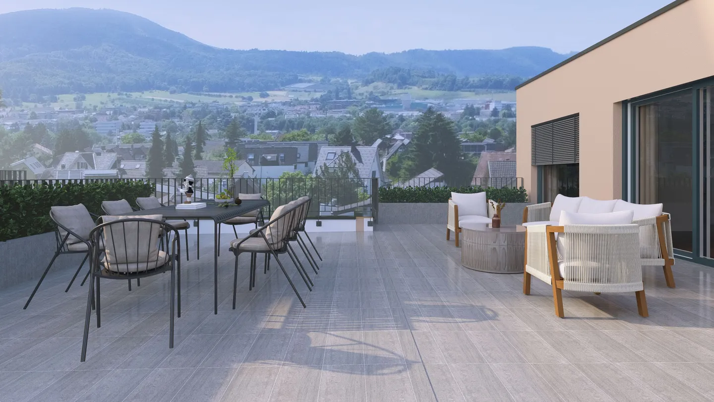 Neubau an sonniger Lage – modernes 5.5-Zimmer-Einfamilienhaus mit viel Licht und grosszügiger Terrasse - Foto 3 di 13