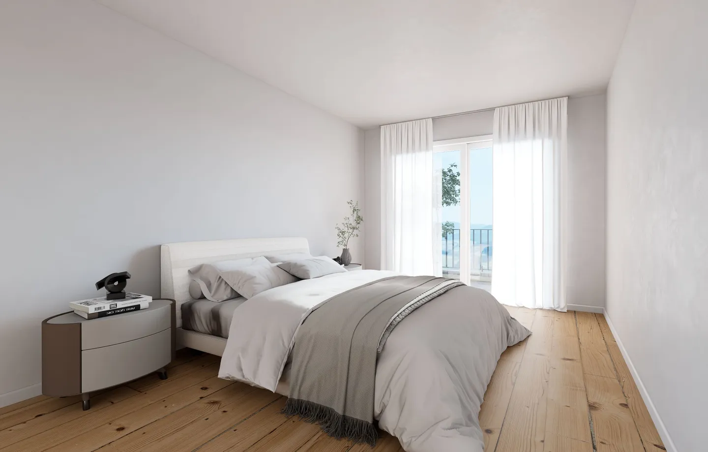 Stilvolles Apartment mit Bergblick - Foto 9 von 11