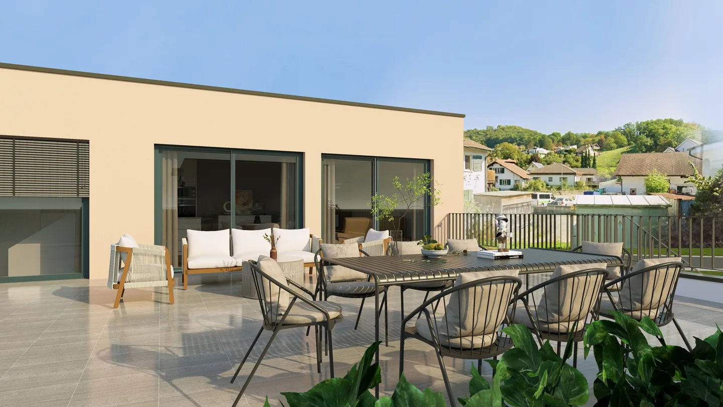 Neubau an sonniger Lage – modernes 5.5-Zimmer-Einfamilienhaus mit viel Licht und grosszügiger Terrasse - Foto 2 di 13