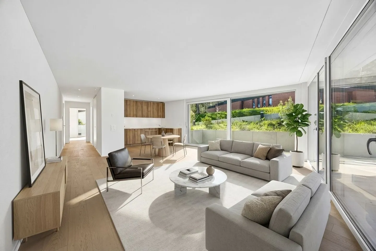 2.5-room garden apartment with large terrace in Neuenhof - Photo 3 of 13