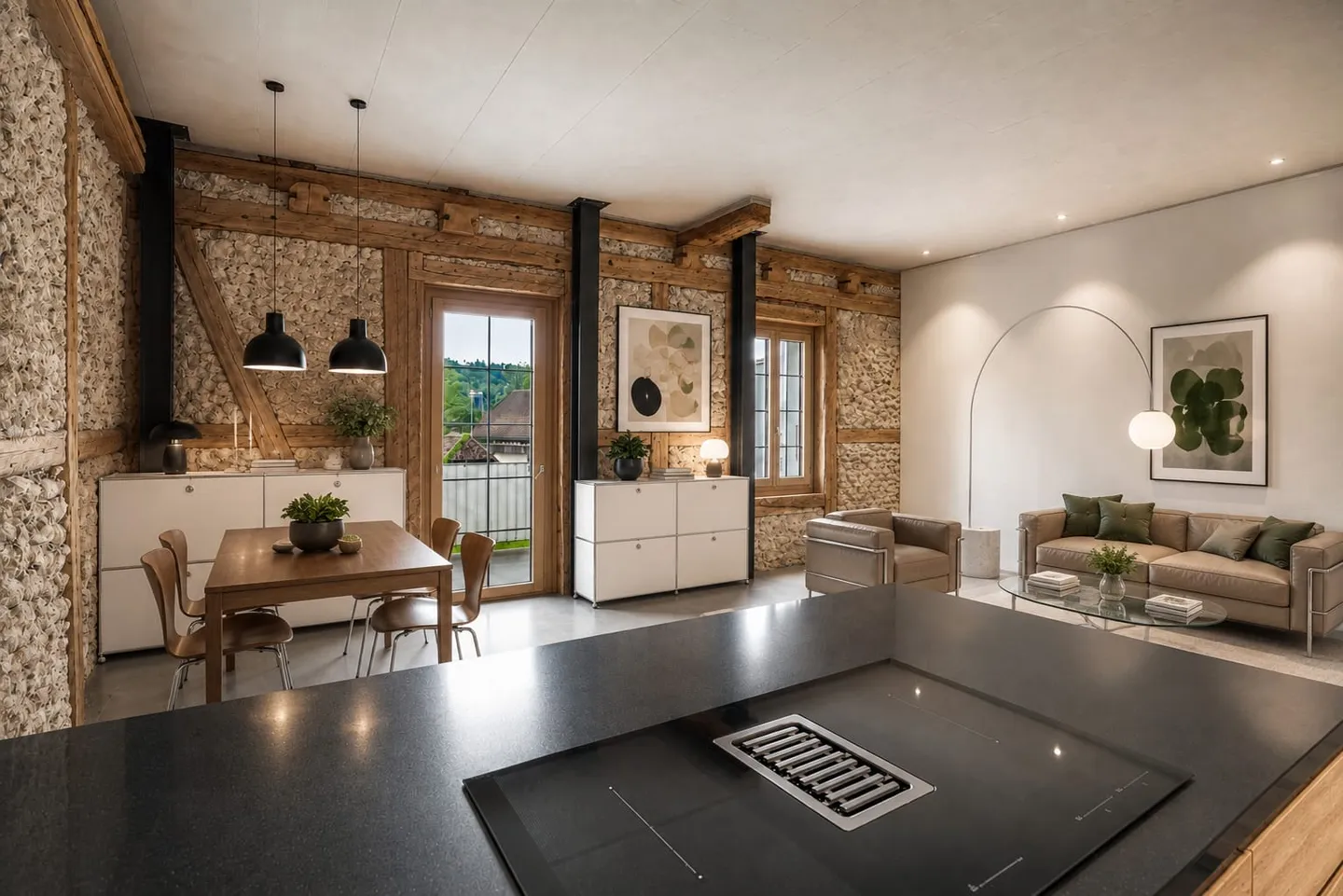 Historical jewel with modern expansion standard - 2.5-room apartment with balcony - Photo 2 of 13