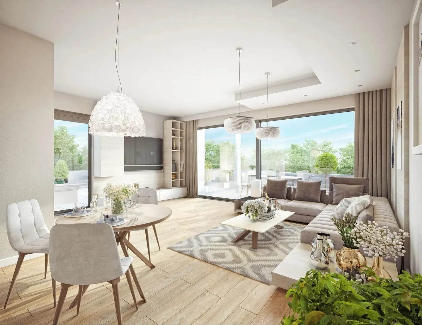Neubau 3.5-Zimmer-Wohnung mit Terrasse - Foto 4 von 8