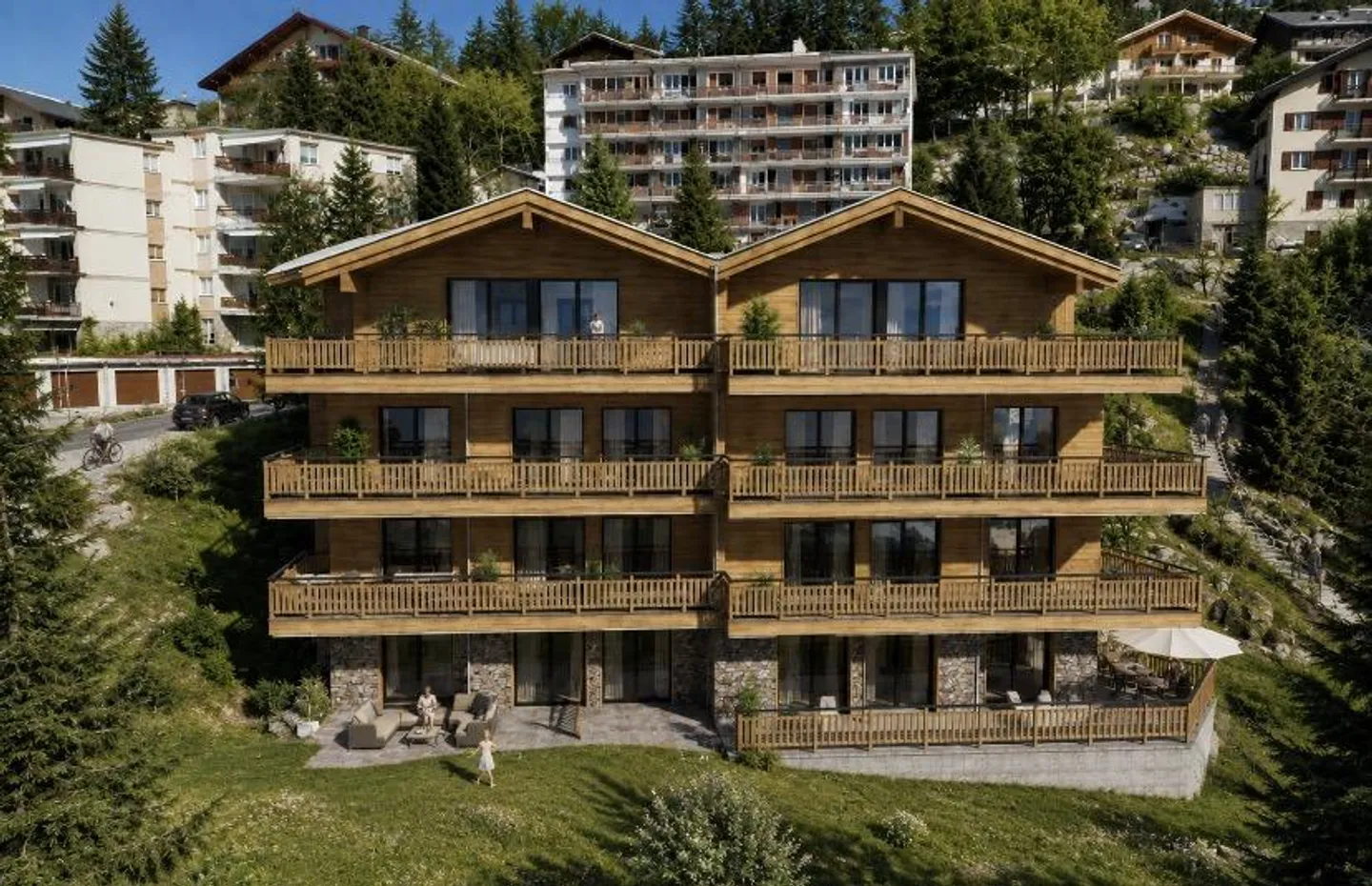 Duplex d'exception à Crans-Montana - Résidence BERIO | 152 m² | + de 86 m² de balcon | Place de parc couverte incluse - Photo 6 of 8