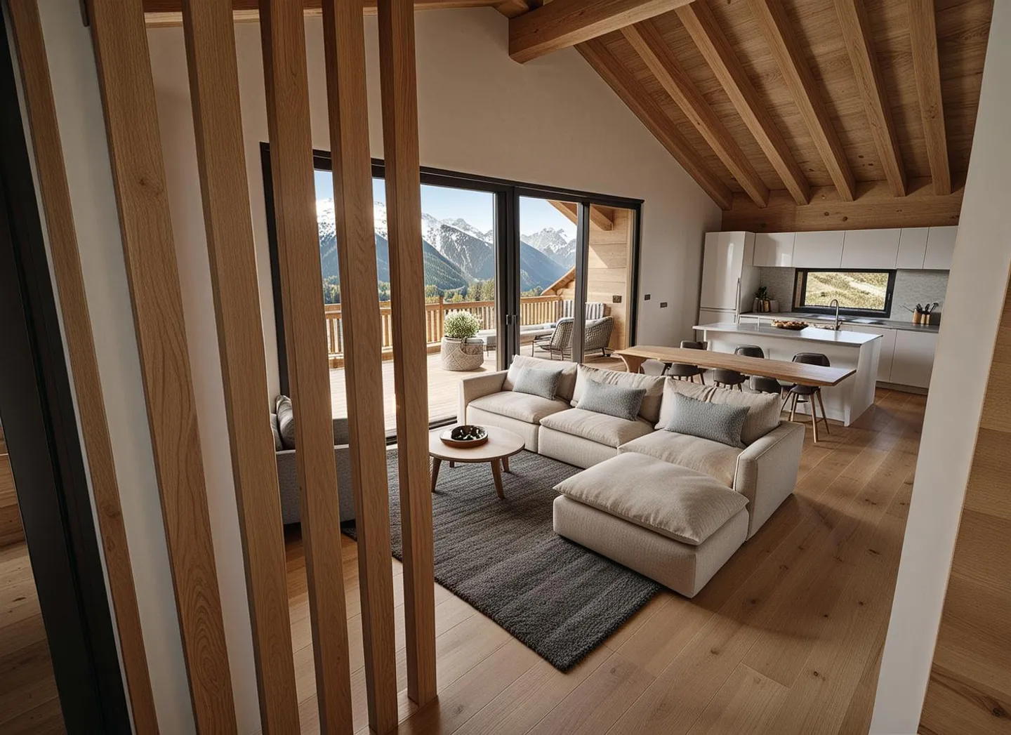 Duplex d'exception à Crans-Montana - Résidence BERIO | 152 m² | + de 86 m² de balcon | Place de parc couverte incluse - Photo 2 of 8