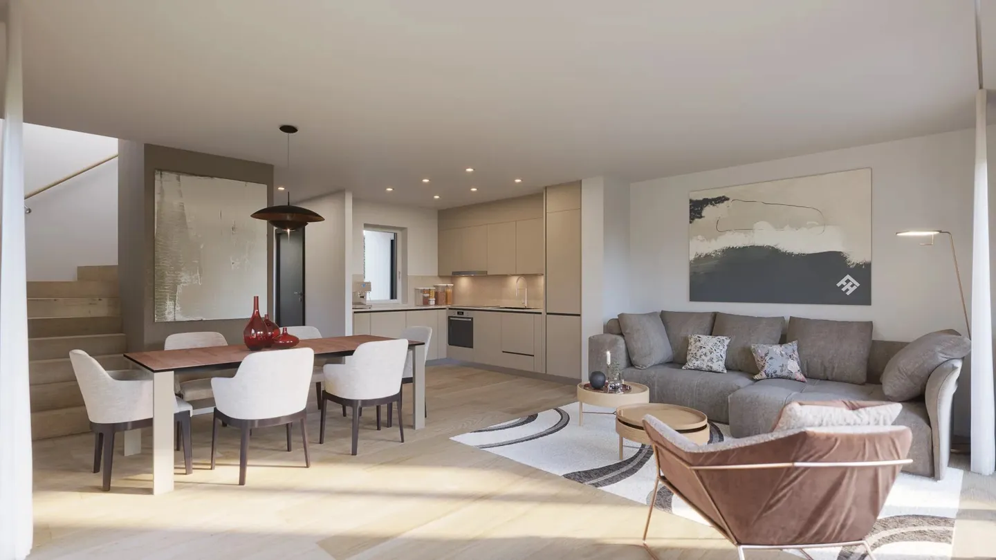 Moderna casa di villaggio a Bernex - Foto 4 di 6