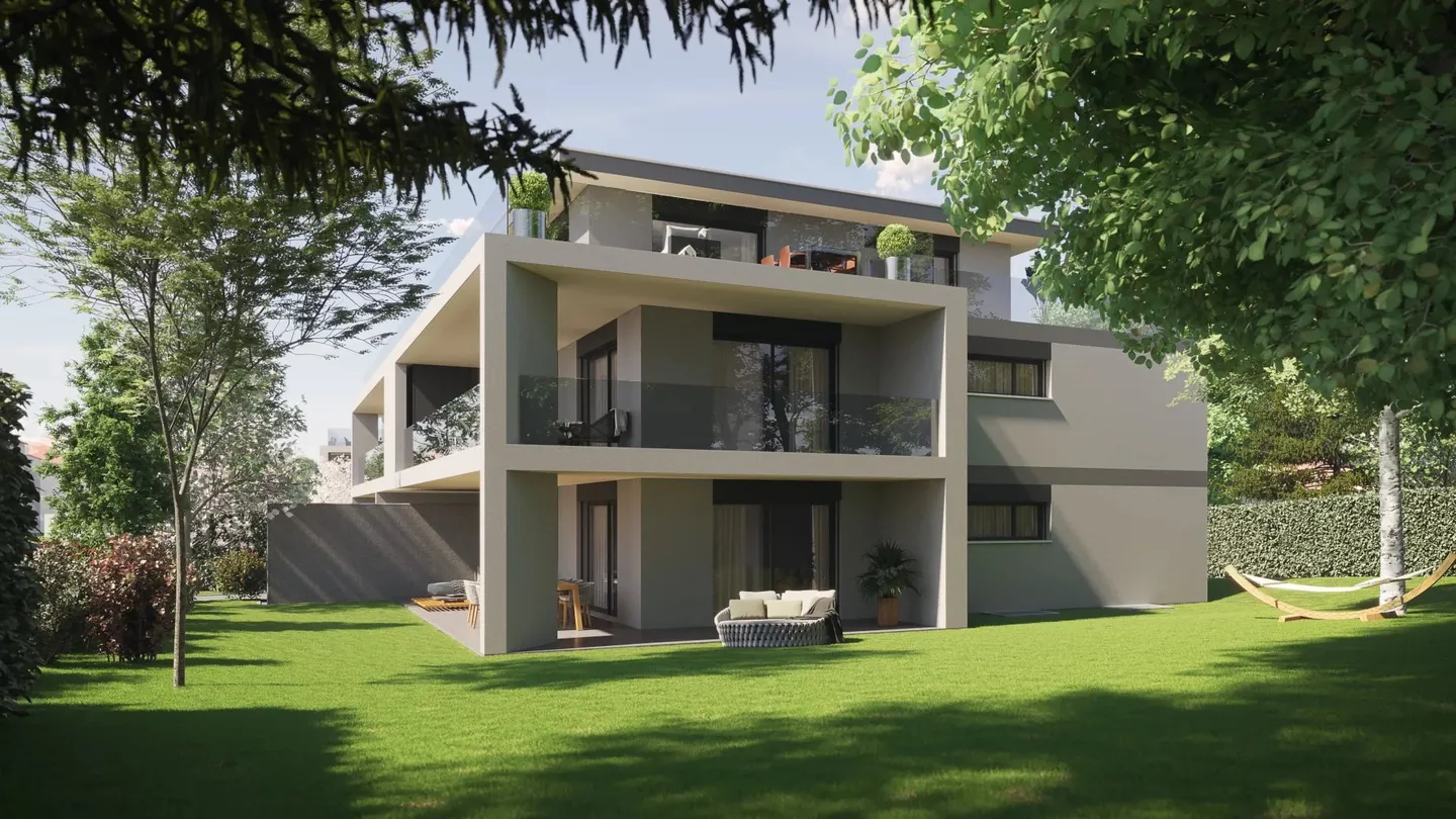 IN VENDITA appartamento di 5 stanze al primo piano a Veyrier 240 m² giardino privato - Foto 3 di 5