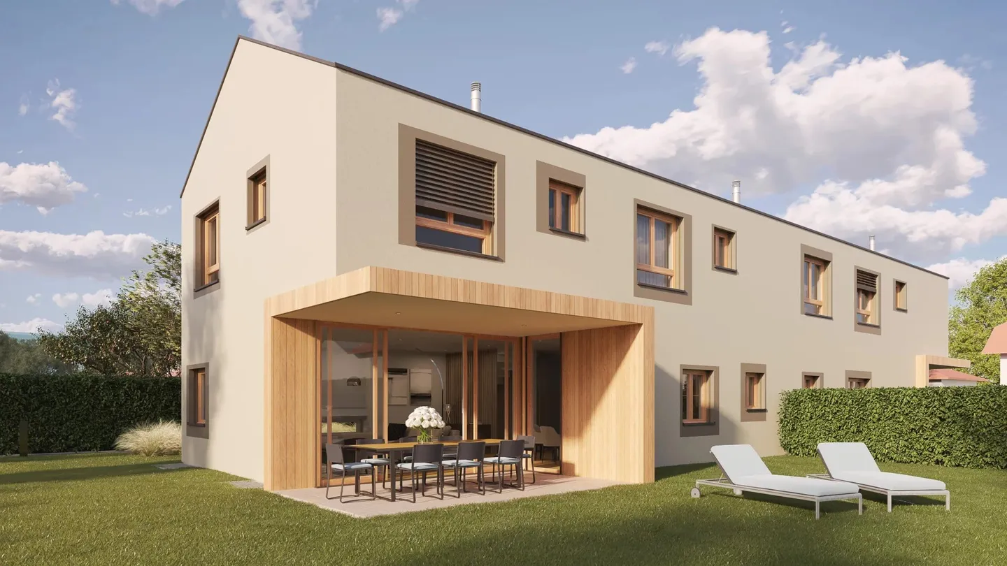 HPE semi-detached villa off-plan in Thônex - Photo 1 of 6