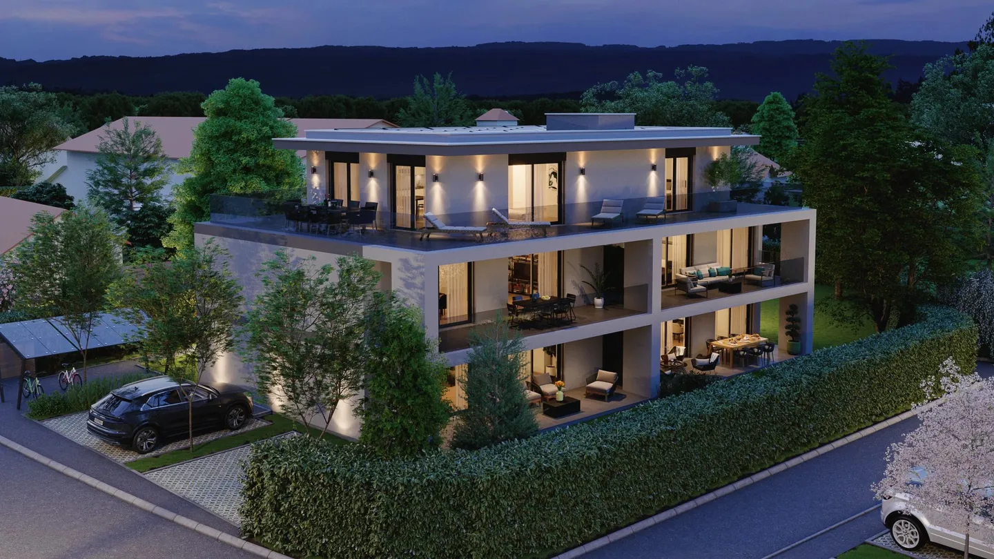 Zu verkaufen Garten-Ebene 4-Zimmer-Wohnung in Veyrier Privater Garten von 556 m² - Foto 1 von 6