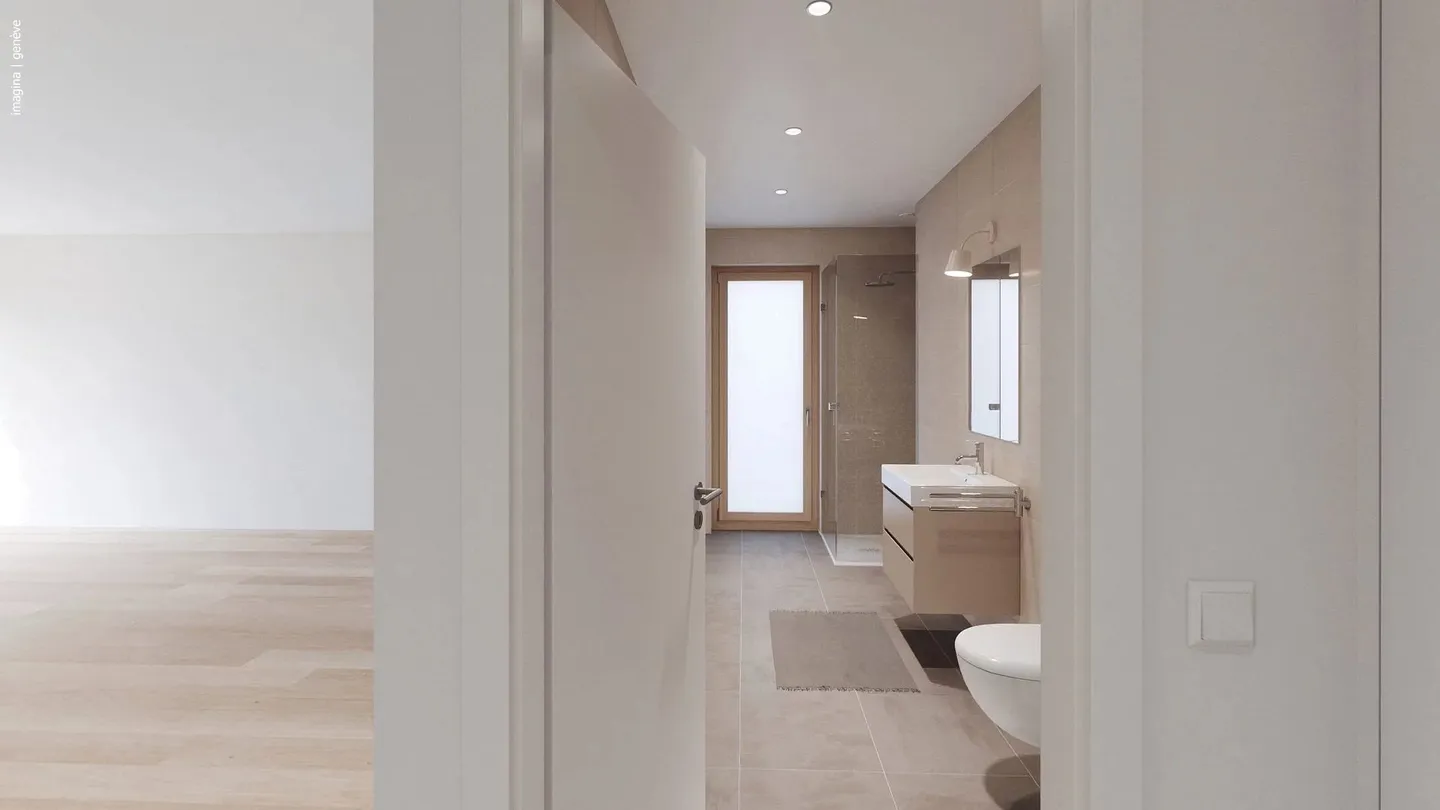 Appartement de trois pièces THPE sur plans - Photo 6 sur 6
