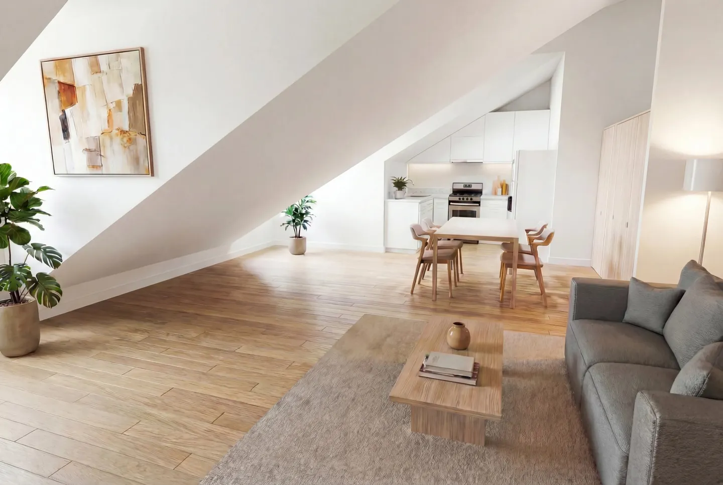 CHOULEX – LOT 4.01 – NEW 3-ROOM APARTMENT UNDER THE ROOFTOPS - Photo 5 of 5