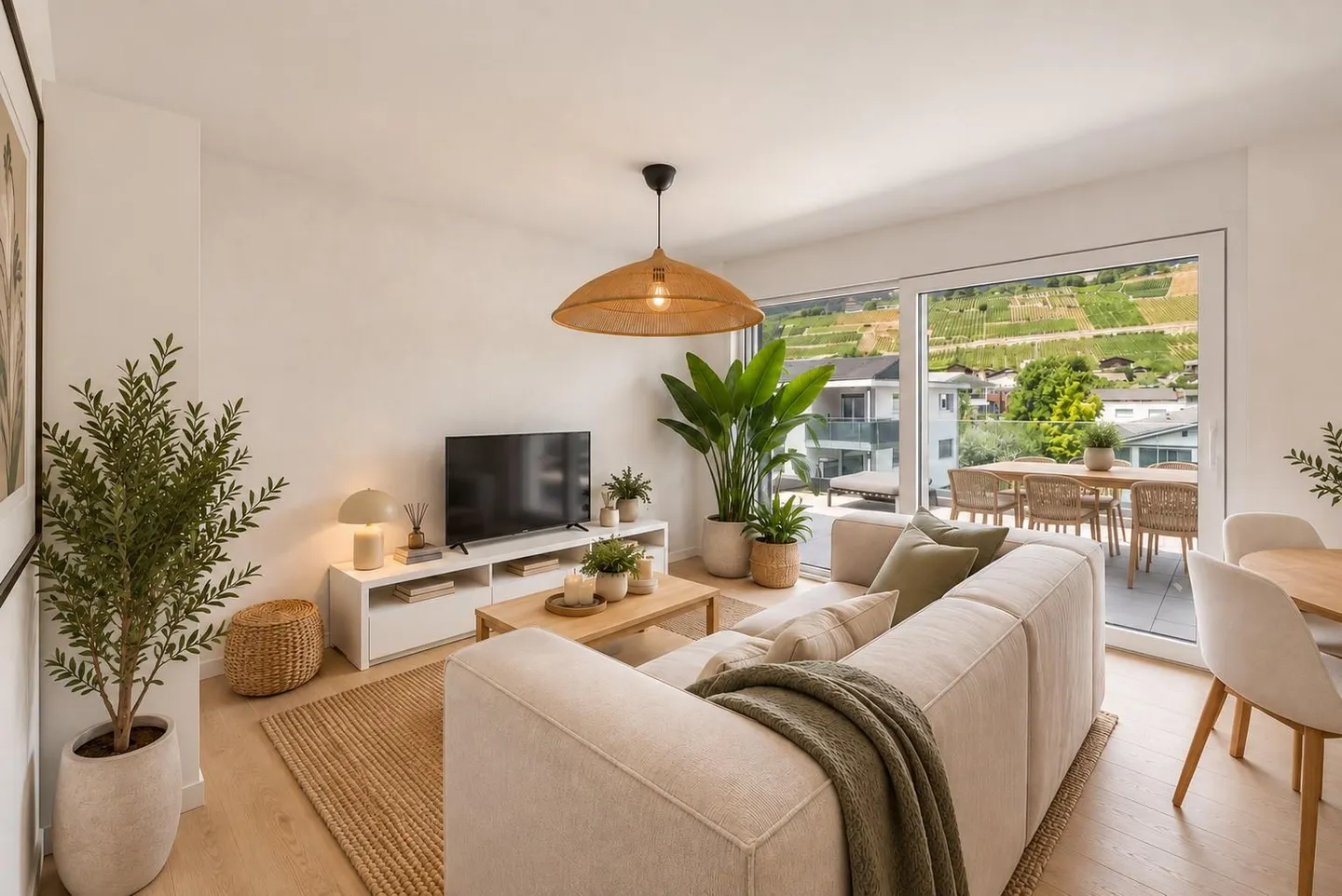Geräumige 2,5-Zimmer-Penthouse-Wohnung in Champlan - Foto 2 von 8