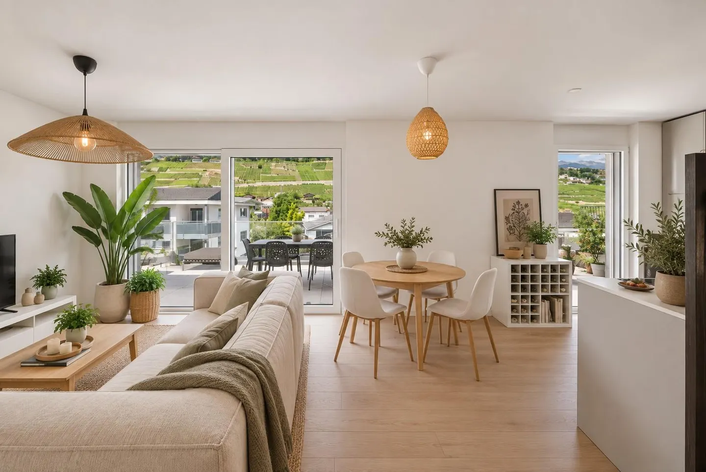 Geräumige 2,5-Zimmer-Penthouse-Wohnung in Champlan - Foto 4 von 8