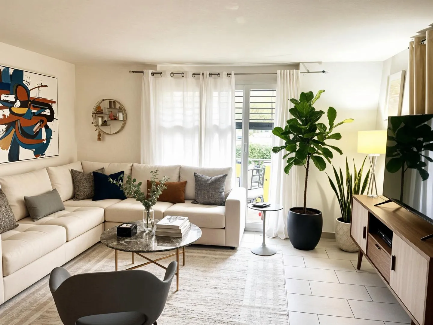 Joli appartement de 4,5 pièces au 1er étage à Monthey - Photo 1 sur 6