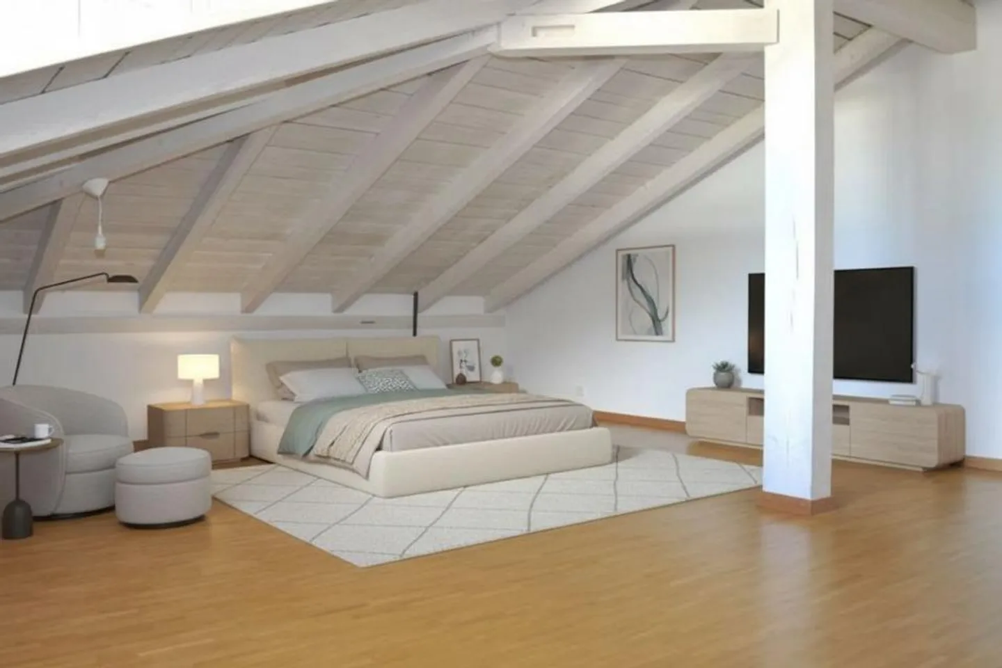 Schöne Penthouse mit 5,5 Zimmern in Monthey - Foto 7 von 9