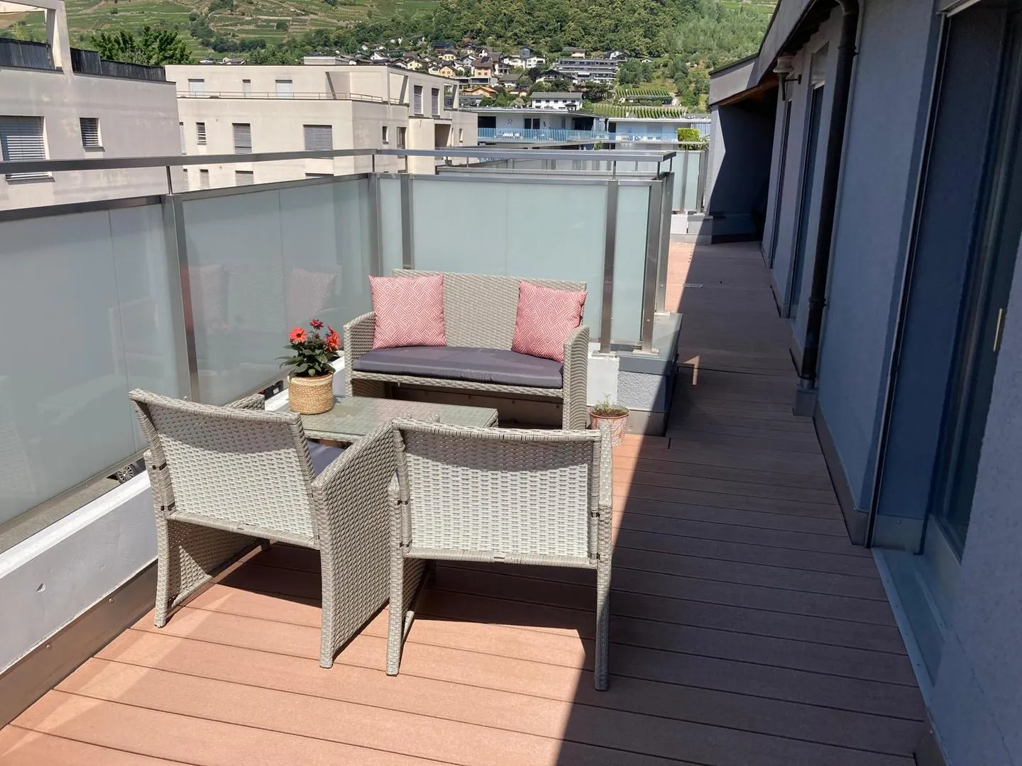 Penthouse mit Terrasse 4,5 Zimmer in Fully - Foto 12 von 13