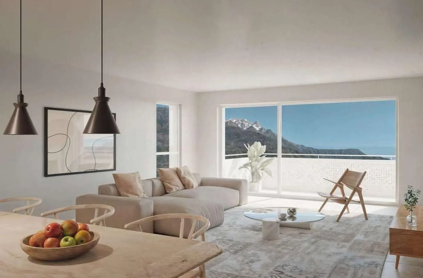 Rez-de-chaussée 3,5 pces avec grande terrasse - Foto 3 von 3