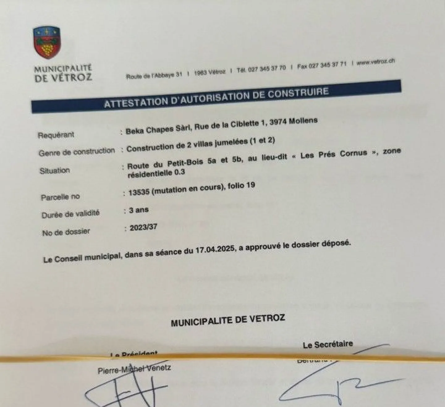 Villa in Vétroz - RUHIGES UND FAMILIÄRES VIERTEIL - Foto 4 von 4