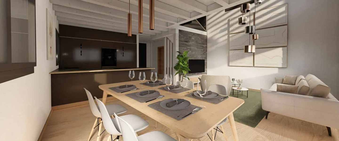 Jolie villa de 4,5 ou 5,5 pièces à Vex - Photo 2 sur 8