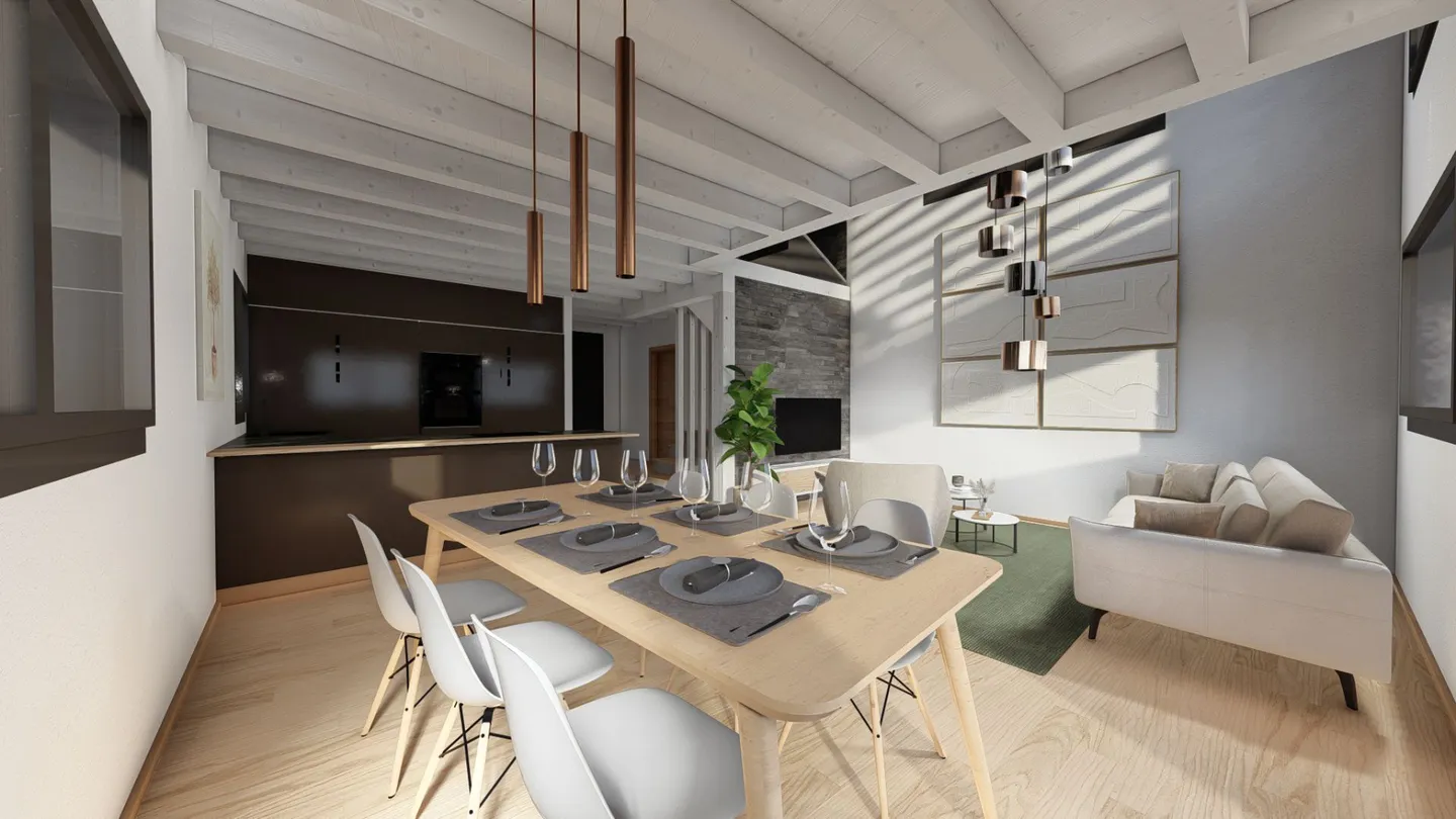 Jolie villa de 4,5 ou 5,5 pièces à Vex - Photo 1 sur 8