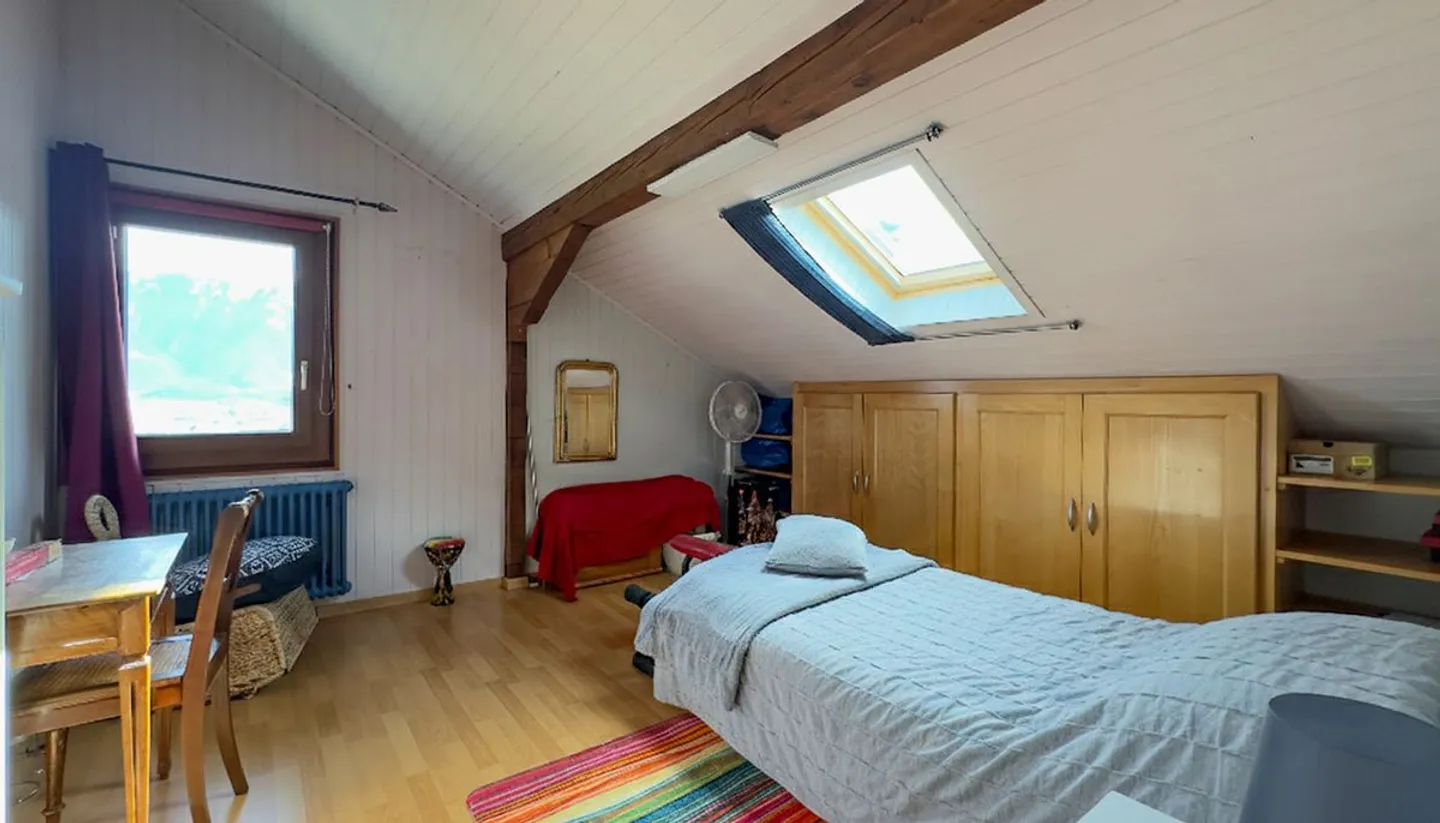 Incantevole casa indipendente di 6,5 locali con vista magnifica sulla pianura e sulle Dents-du-Midi. - Foto 10 di 13