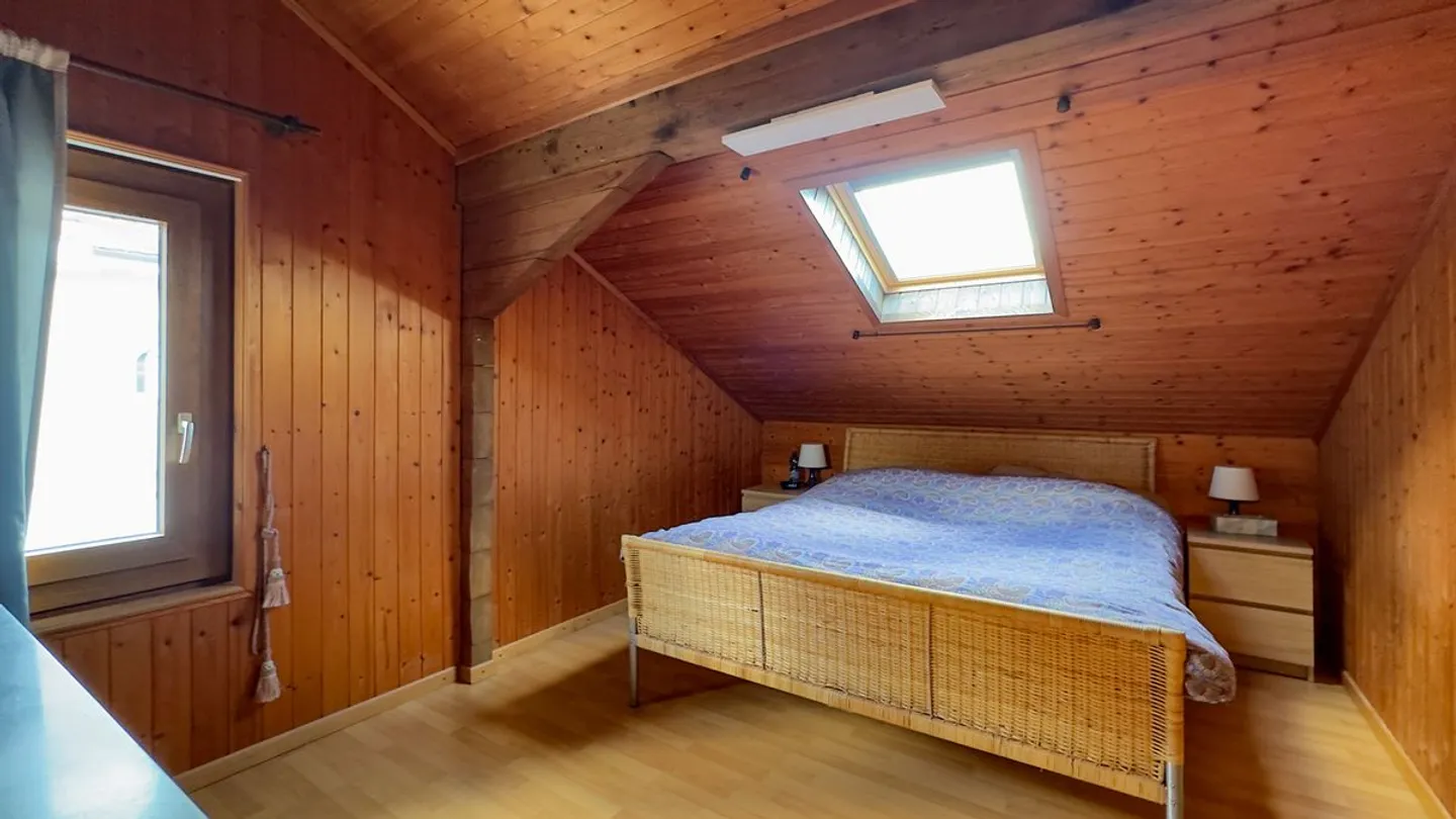 Incantevole casa indipendente di 6,5 locali con vista magnifica sulla pianura e sulle Dents-du-Midi. - Foto 12 di 13