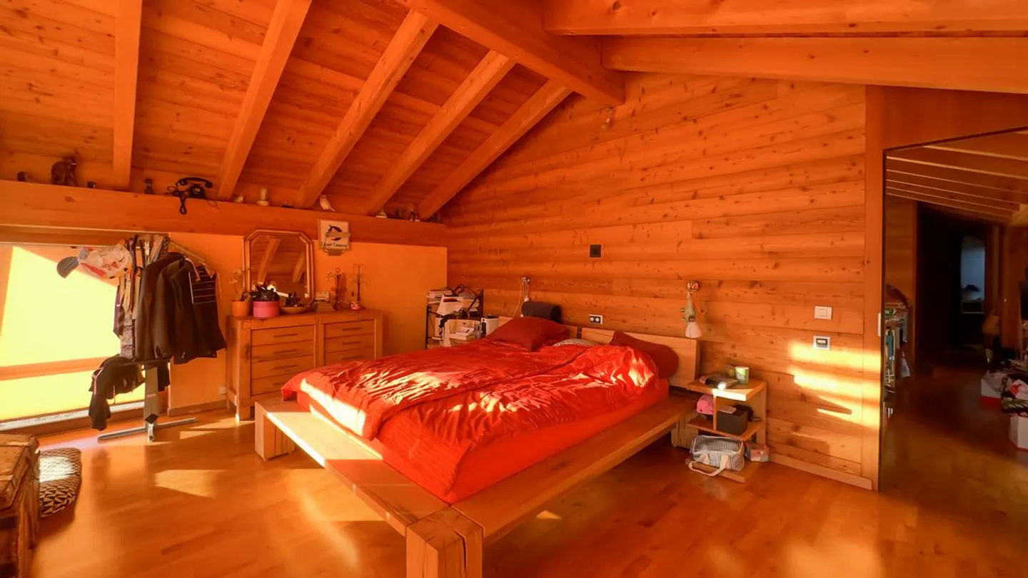 Architektenhaus inspiriert von den "Raccards" mit atemberaubendem Blick. - Foto 7 von 13