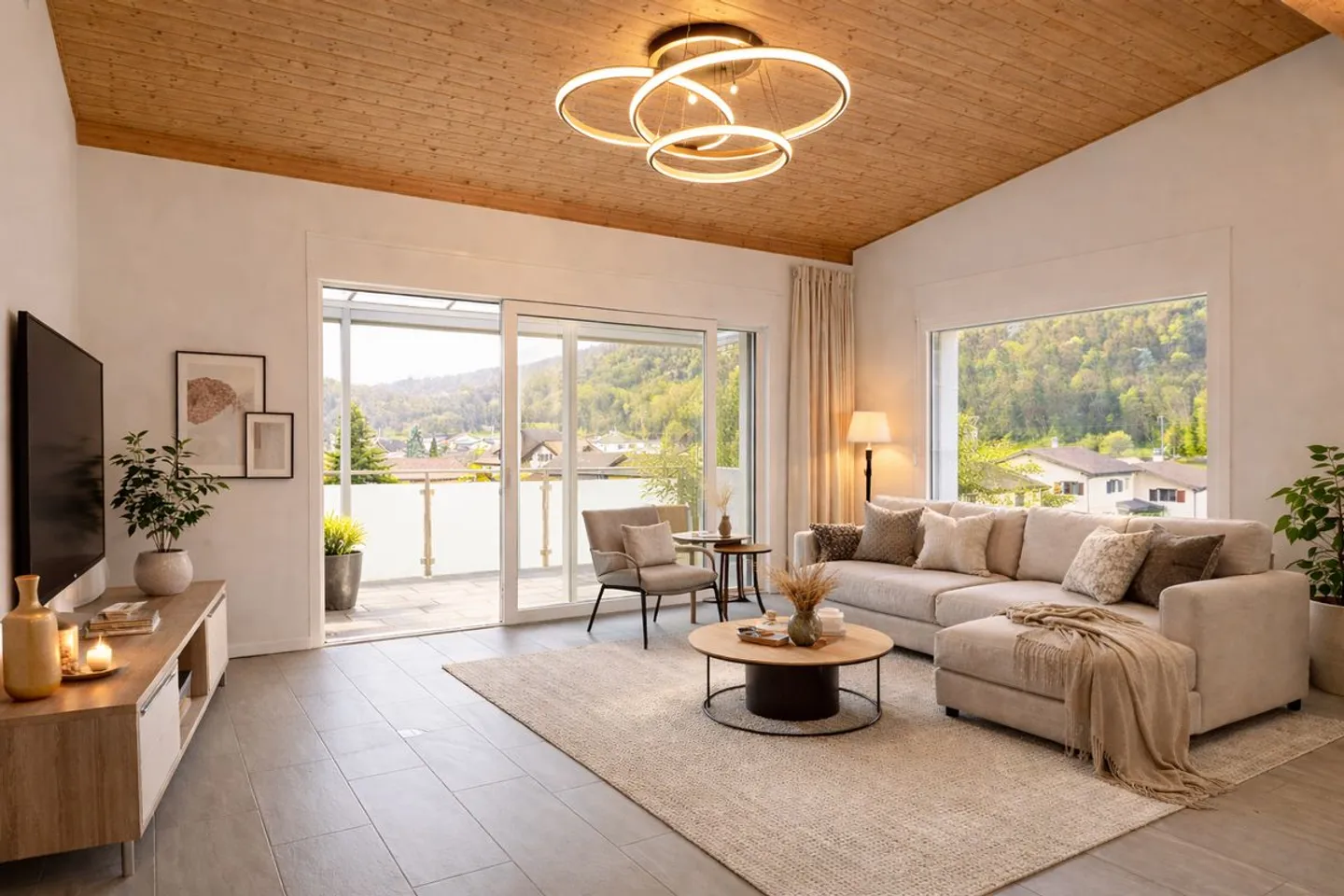 4,5-Zimmer-Attikawohnung mit grossem Balkon. - Foto 7 von 13