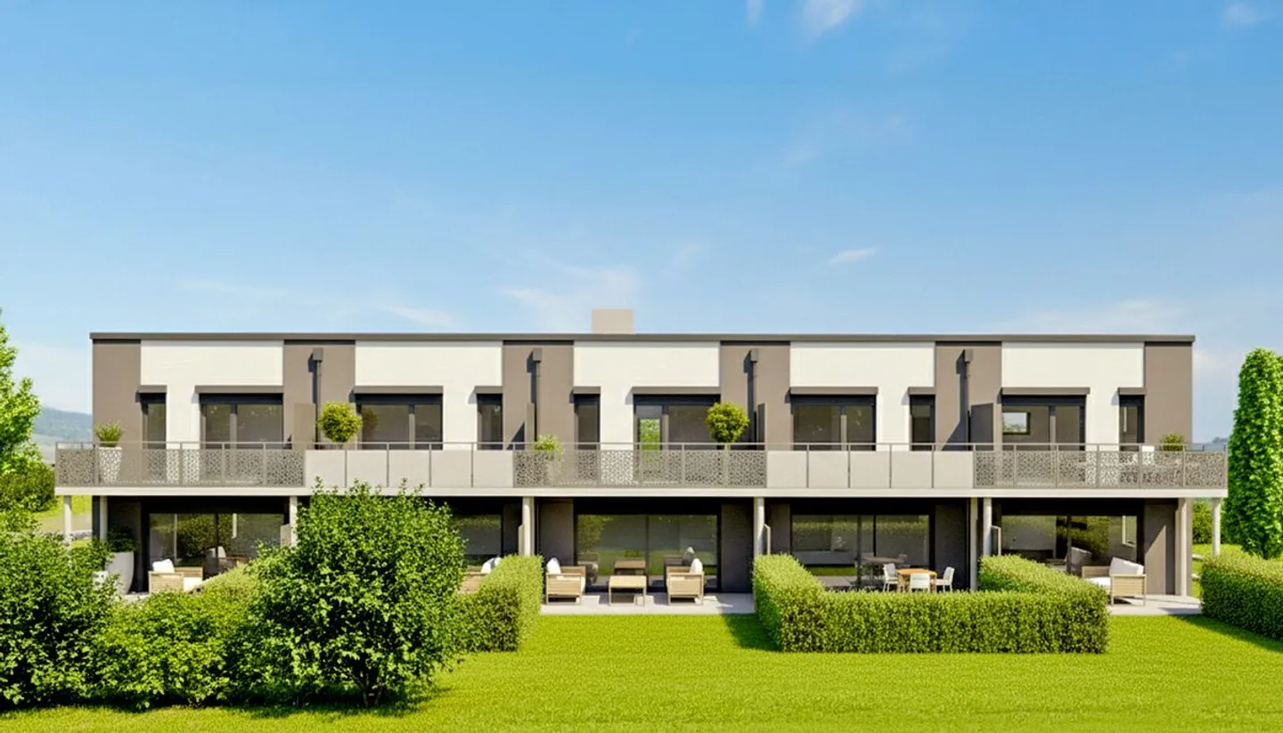 Casa a schiera di 4,5 locali con una bella vista. - Foto 9 di 9