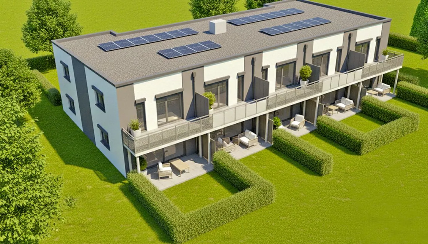 Casa a schiera di 4,5 locali con una bella vista. - Foto 8 di 9