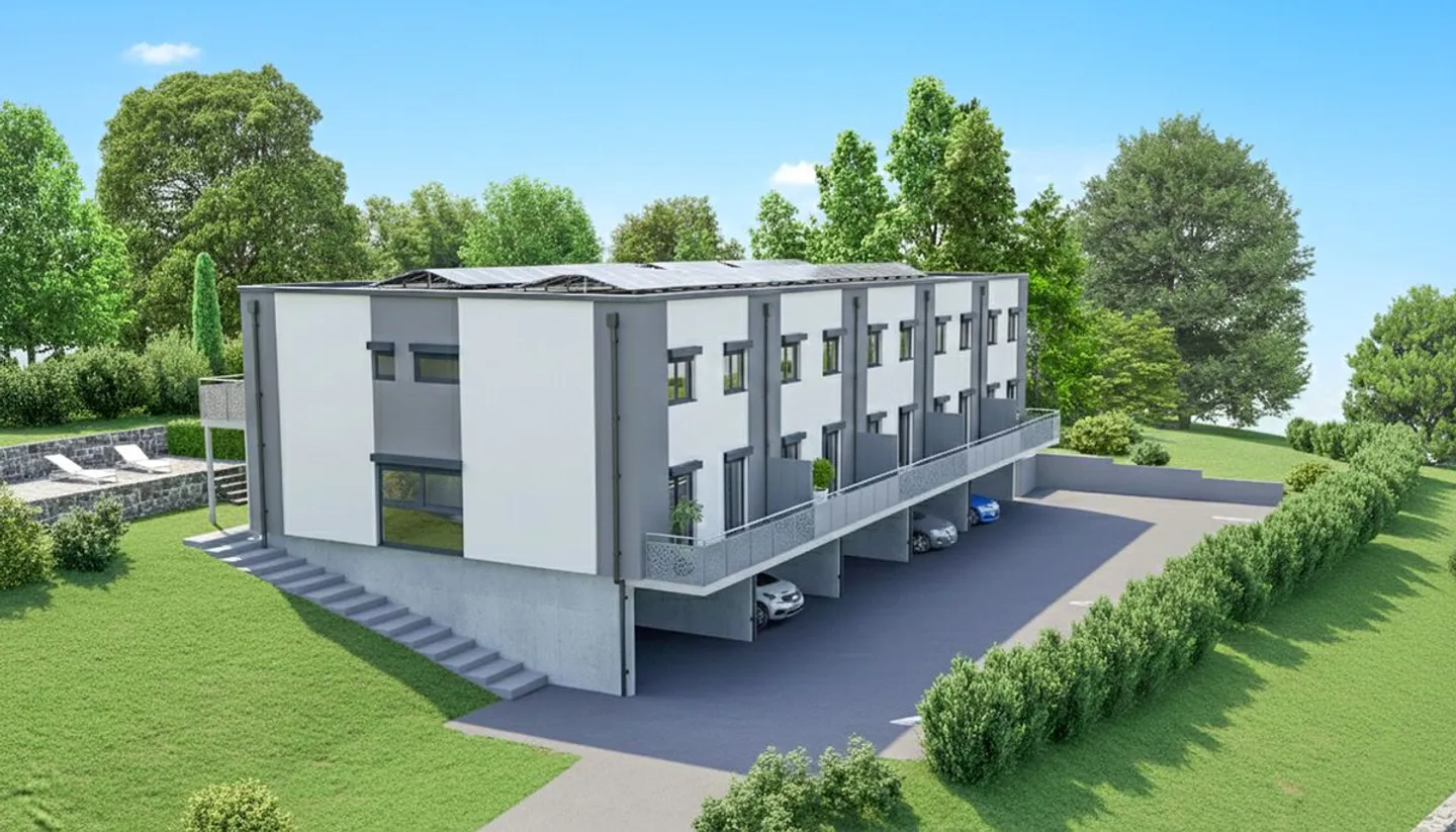 4.5 room terraced house with a beautiful view. - Photo 6 of 7