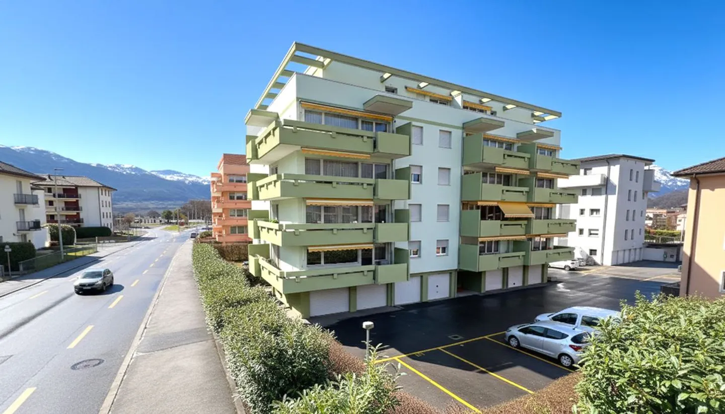 Incantevole monolocale a Monthey - già affittato con un rendimento lordo del 4,1%! - Foto 1 di 8