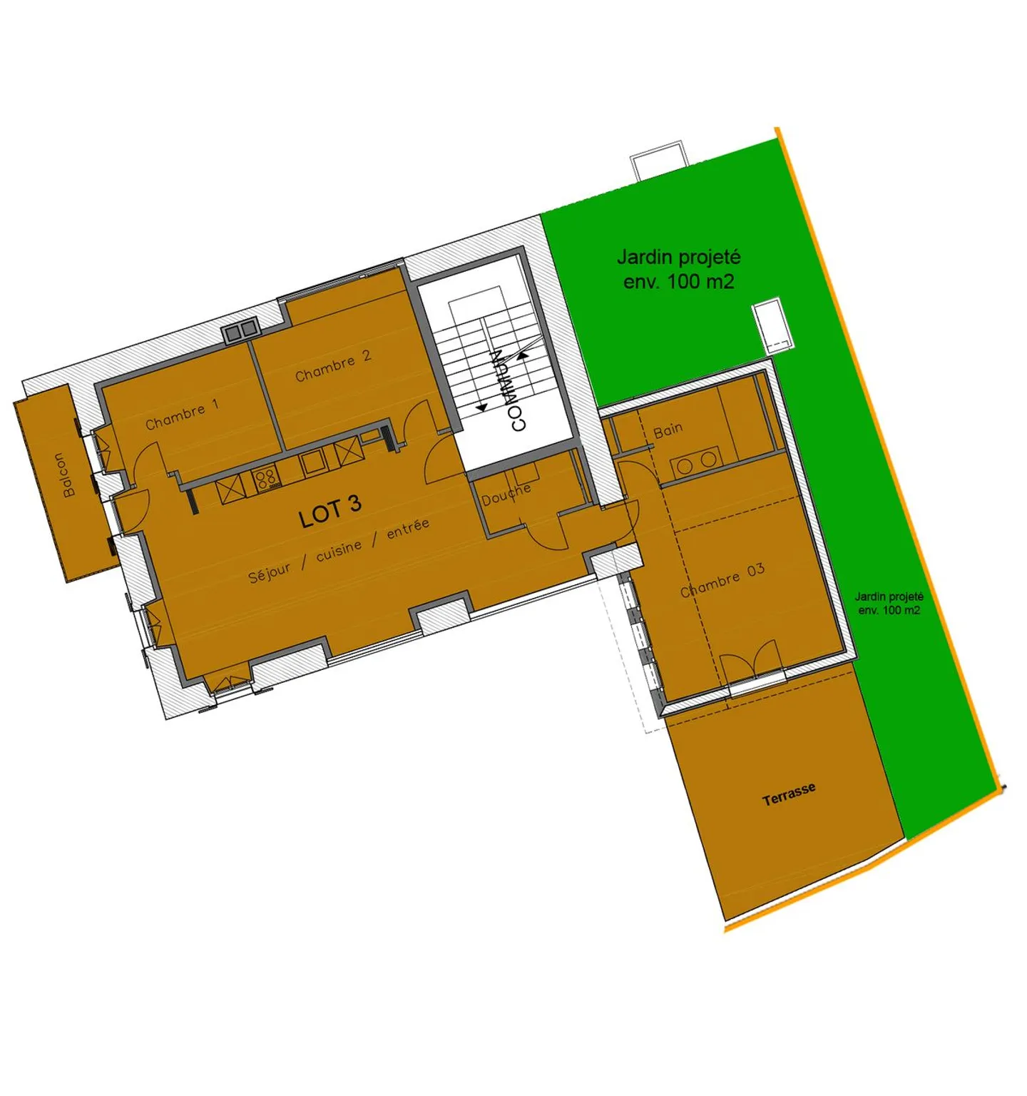 4-Zimmer-Wohnung mit Terrasse und Garten. - Foto 11 von 13