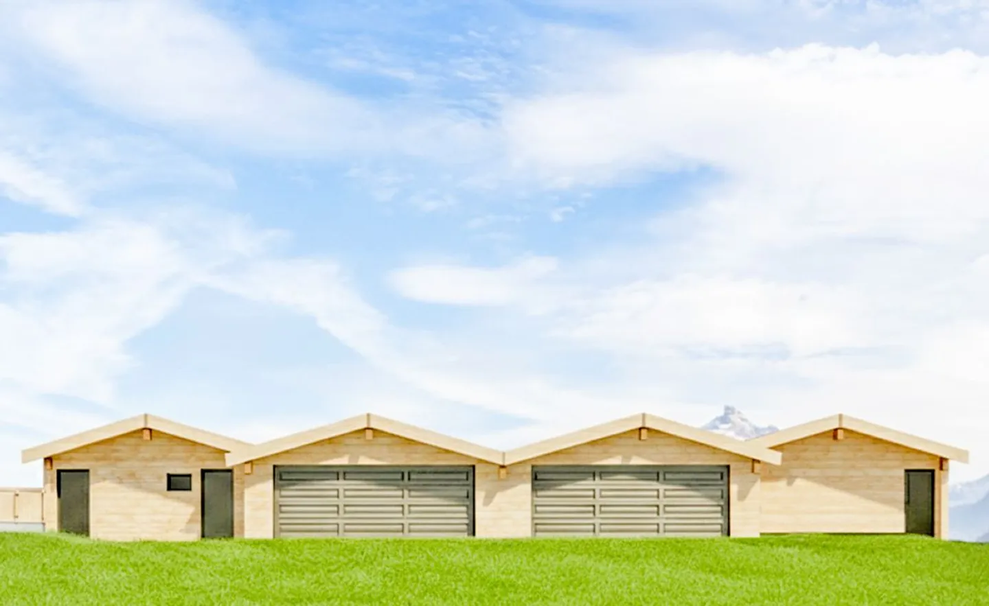 Grundstück mit atemberaubender Aussicht für 2 Doppelhaushälften mit gültiger Baugenehmigung! - Foto 8 von 10