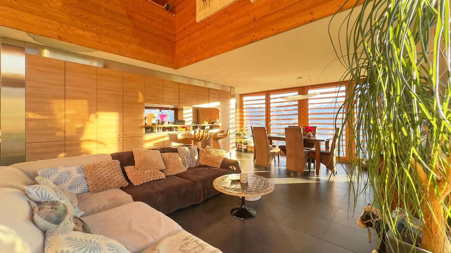 Architektenhaus inspiriert von den "Raccards" mit atemberaubendem Blick. - Foto 3 von 13