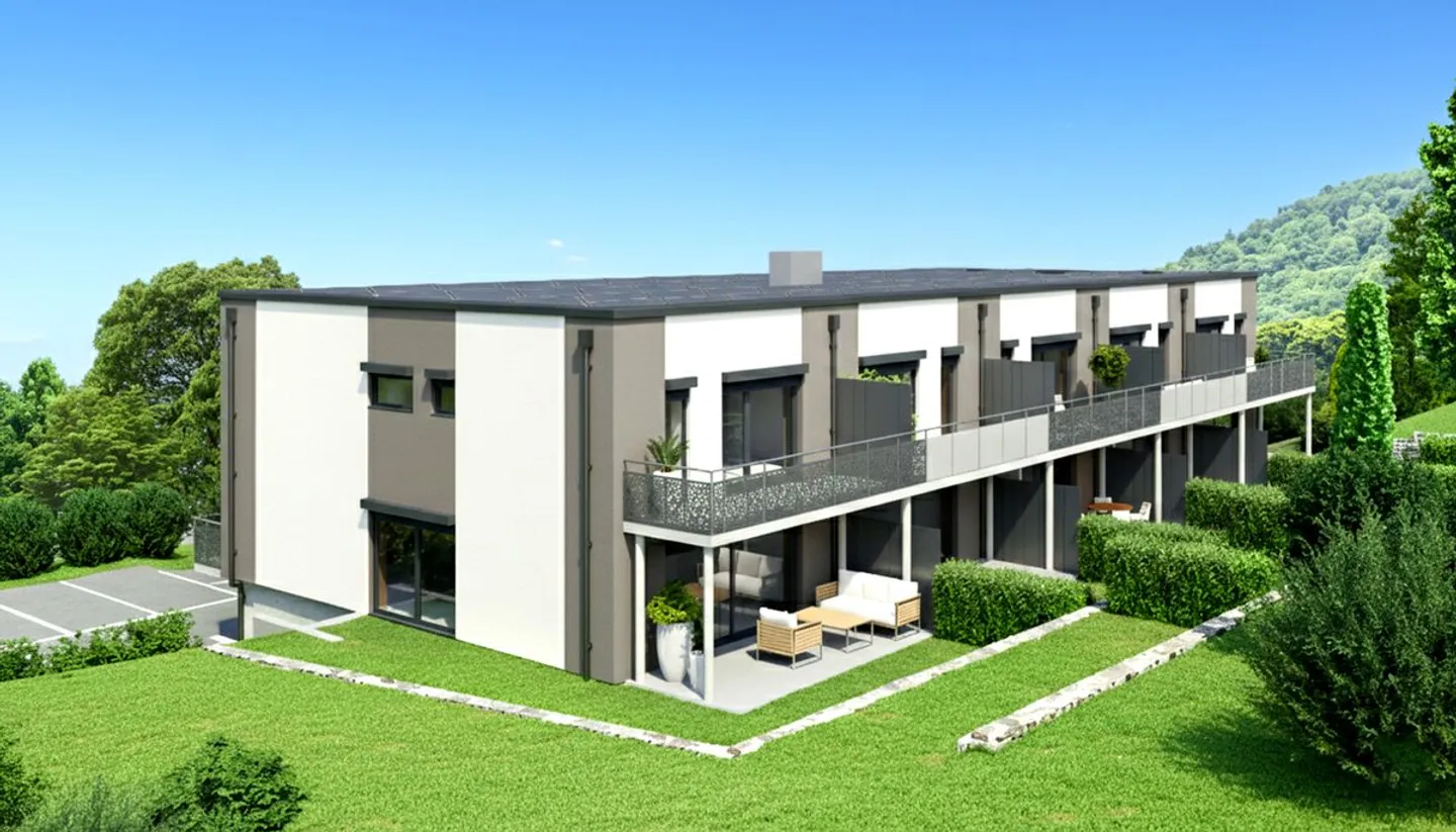 4.5 room terraced house with a beautiful view. - Photo 4 of 7